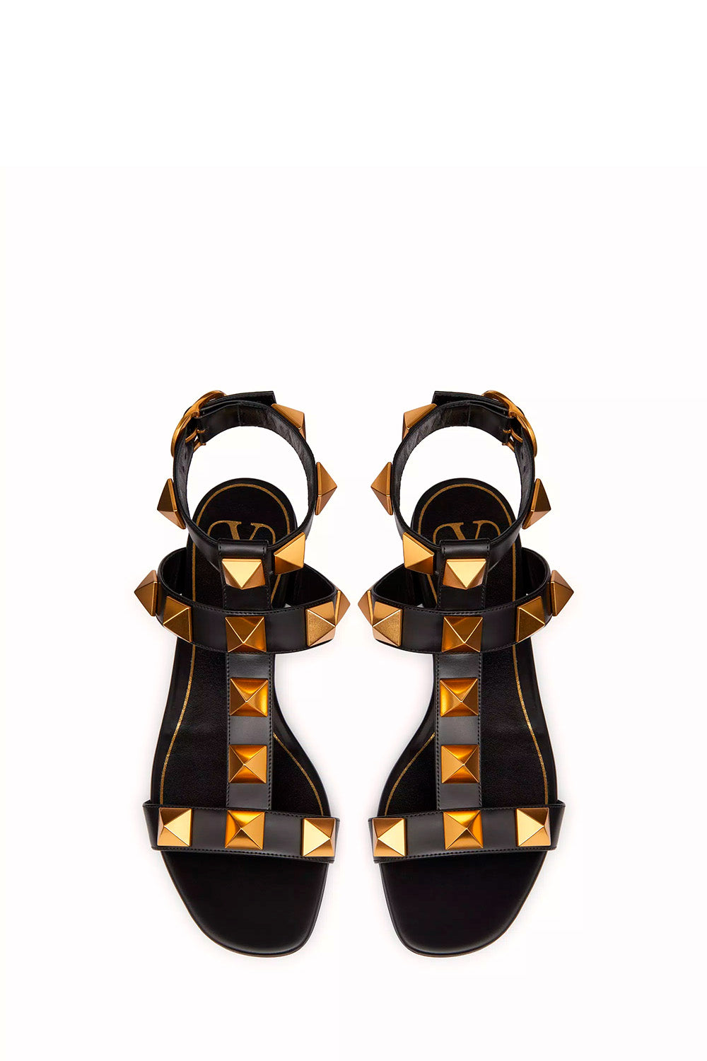 Roman Stud Calfskin Sandal - Size 37