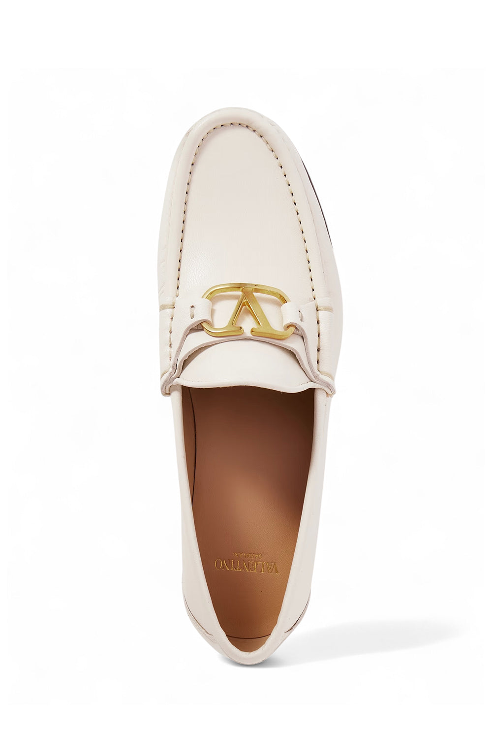 Vlogo Signature Embellished Leather Loafers