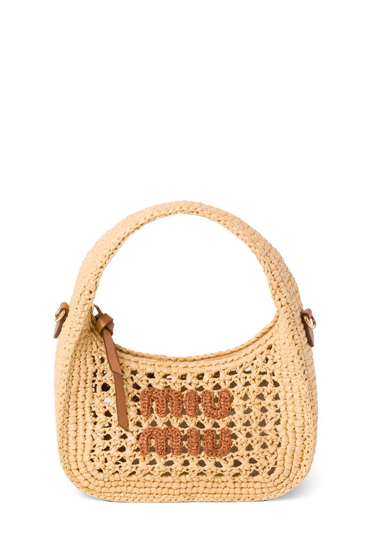 Wander Crochet-Knit Shoulder Bag