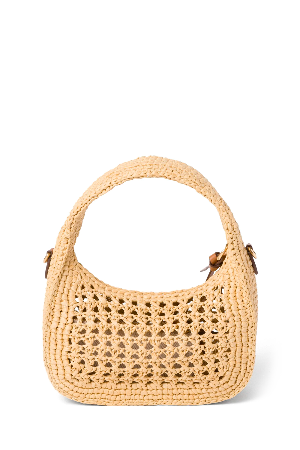 Wander Crochet-Knit Shoulder Bag