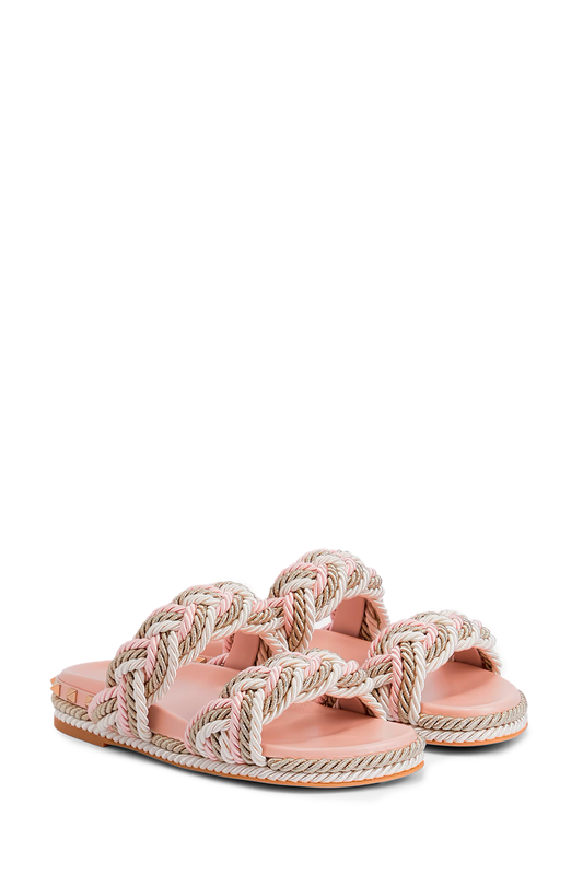 Rockstud Rope Sandals - Size 38