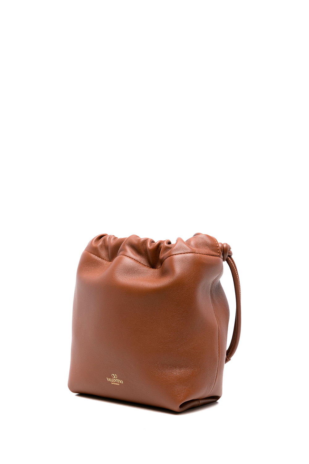 Vlogo Pouf Nappa Leather Mini Bucket Bag