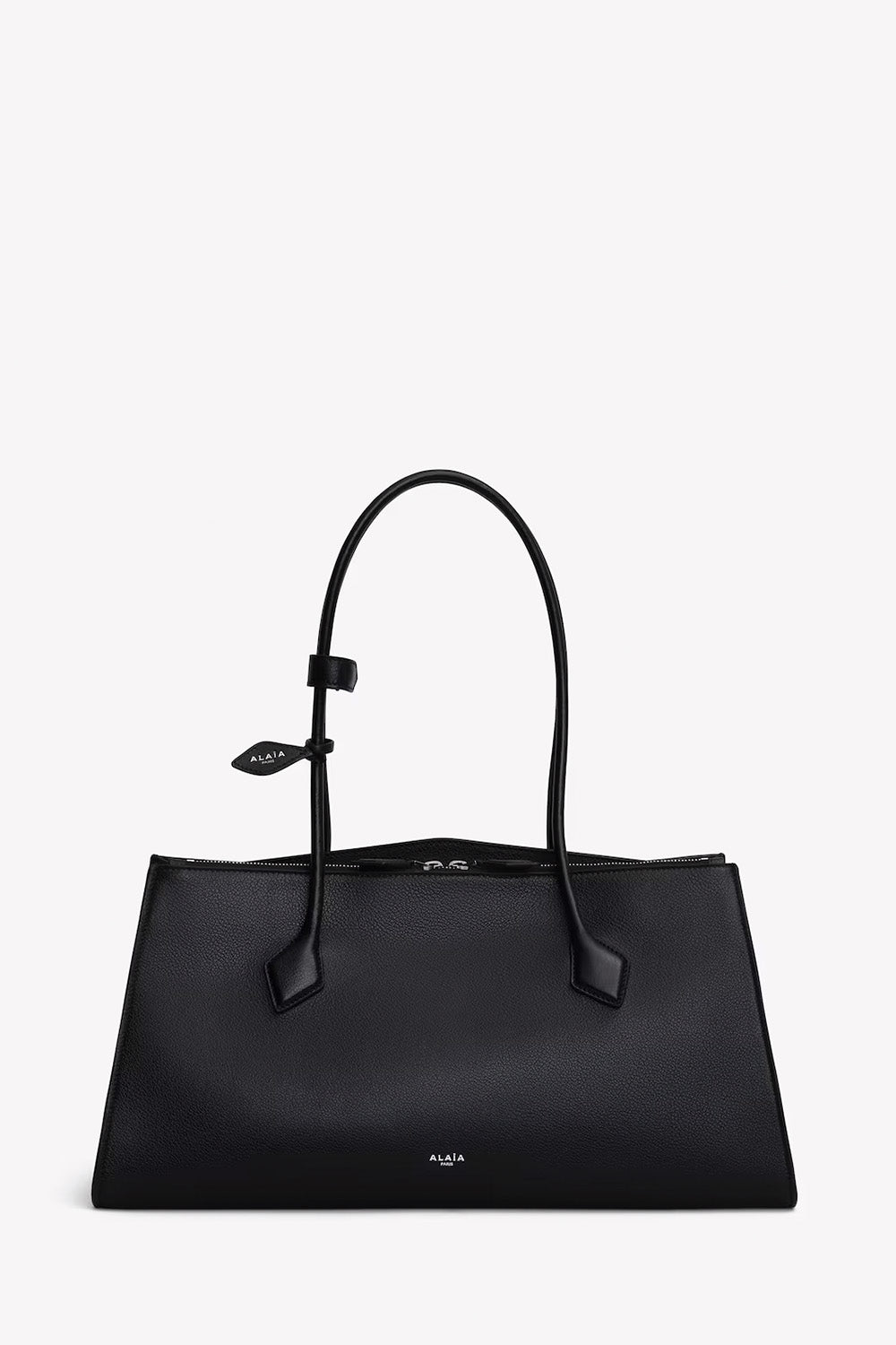 Le Teckel Tote Bag In Shiny Grained Calfskin