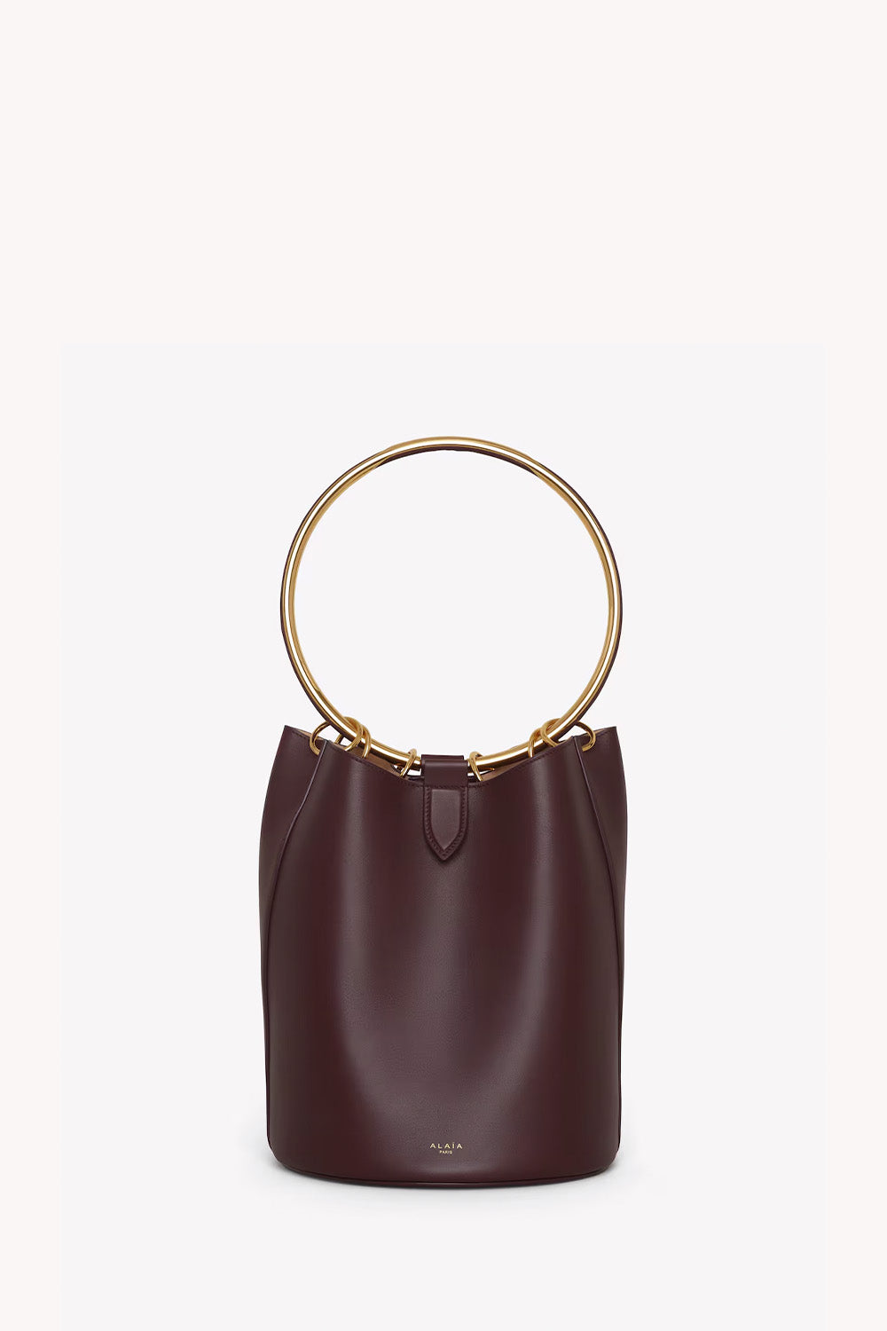 Ring Large Bucket Bag In Calfskin