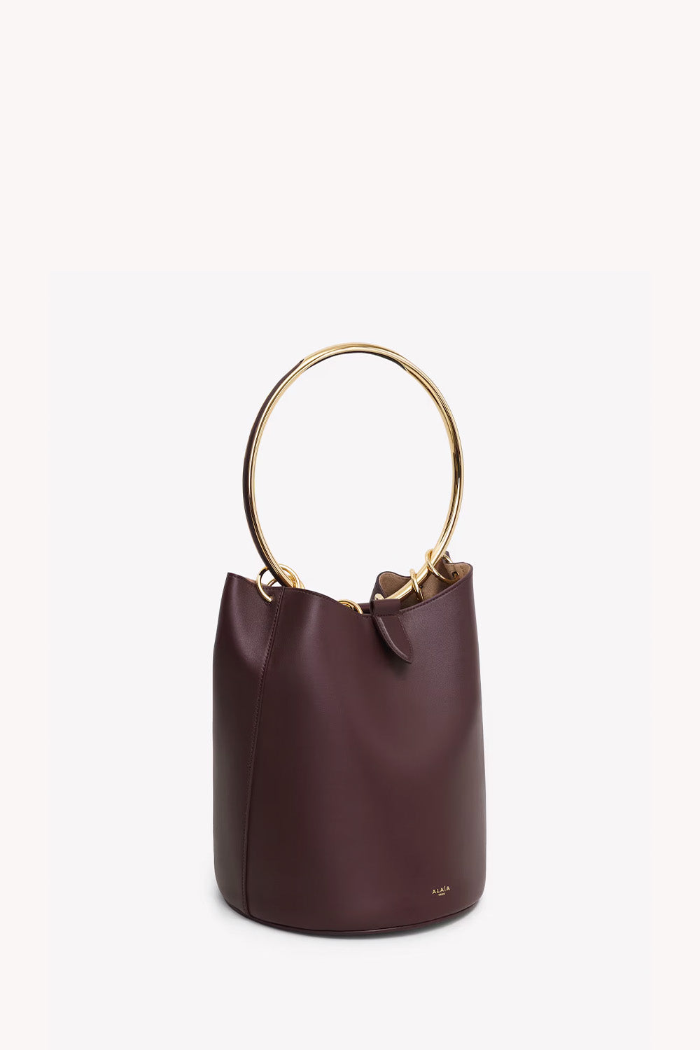 Ring Large Bucket Bag In Calfskin