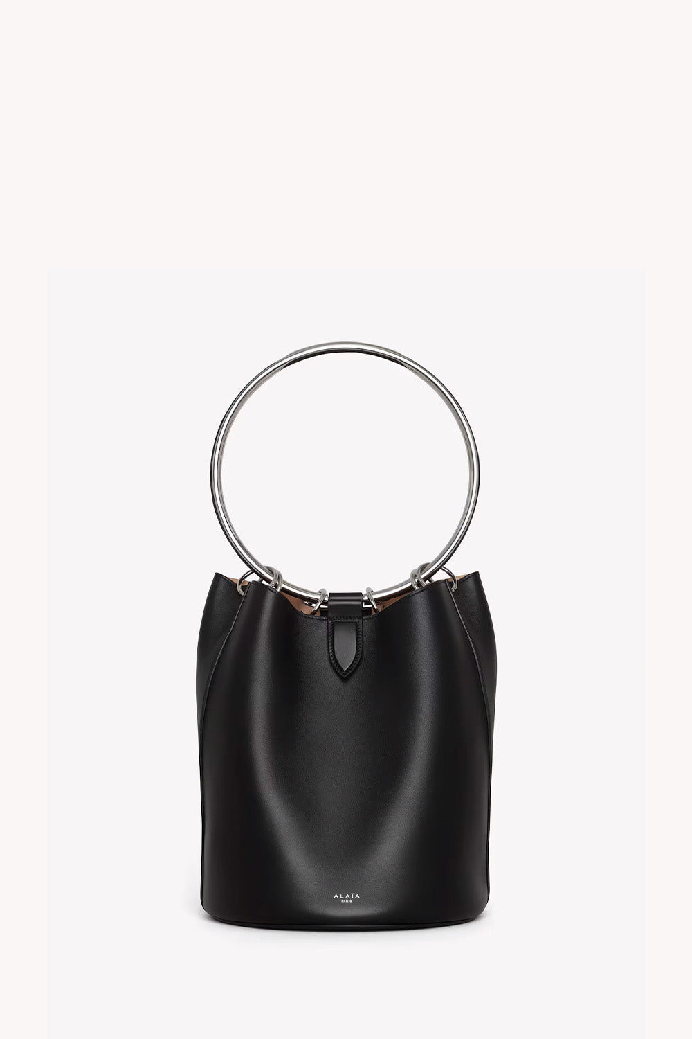 Ring Large Bucket Bag In Calfskin