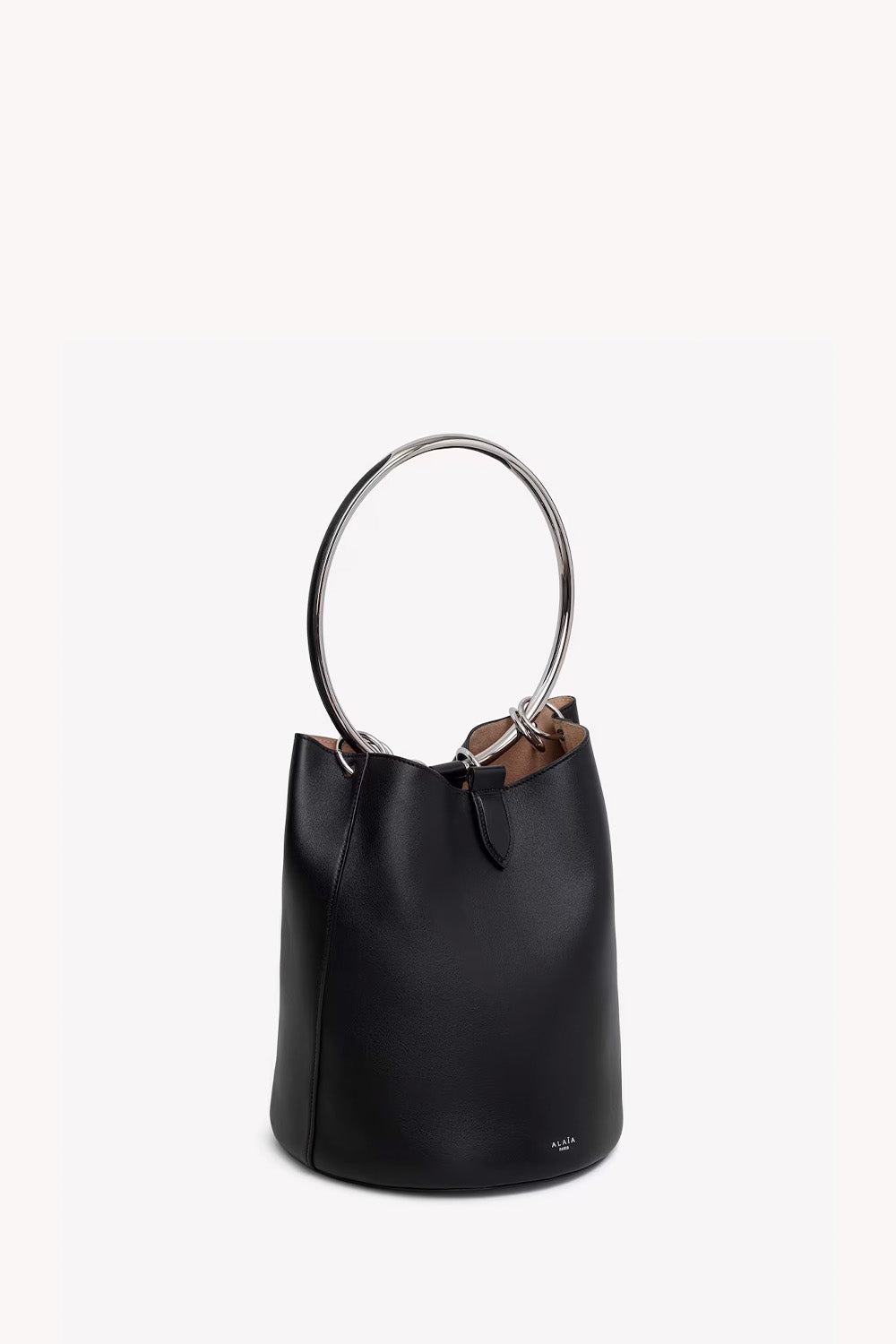 Ring Large Bucket Bag In Calfskin