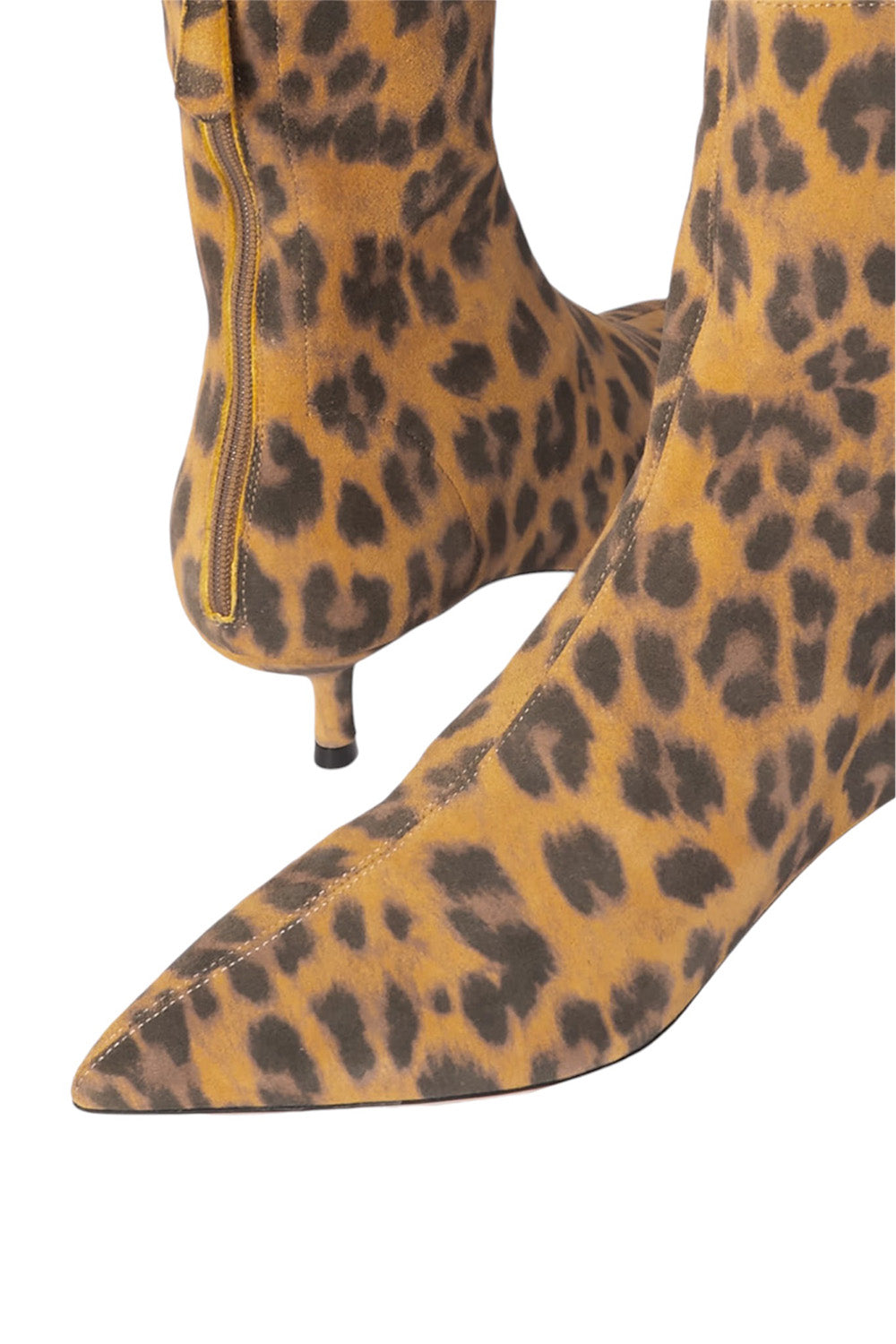 Montmartre 50 Leopard-Print Suede Ankle Boots