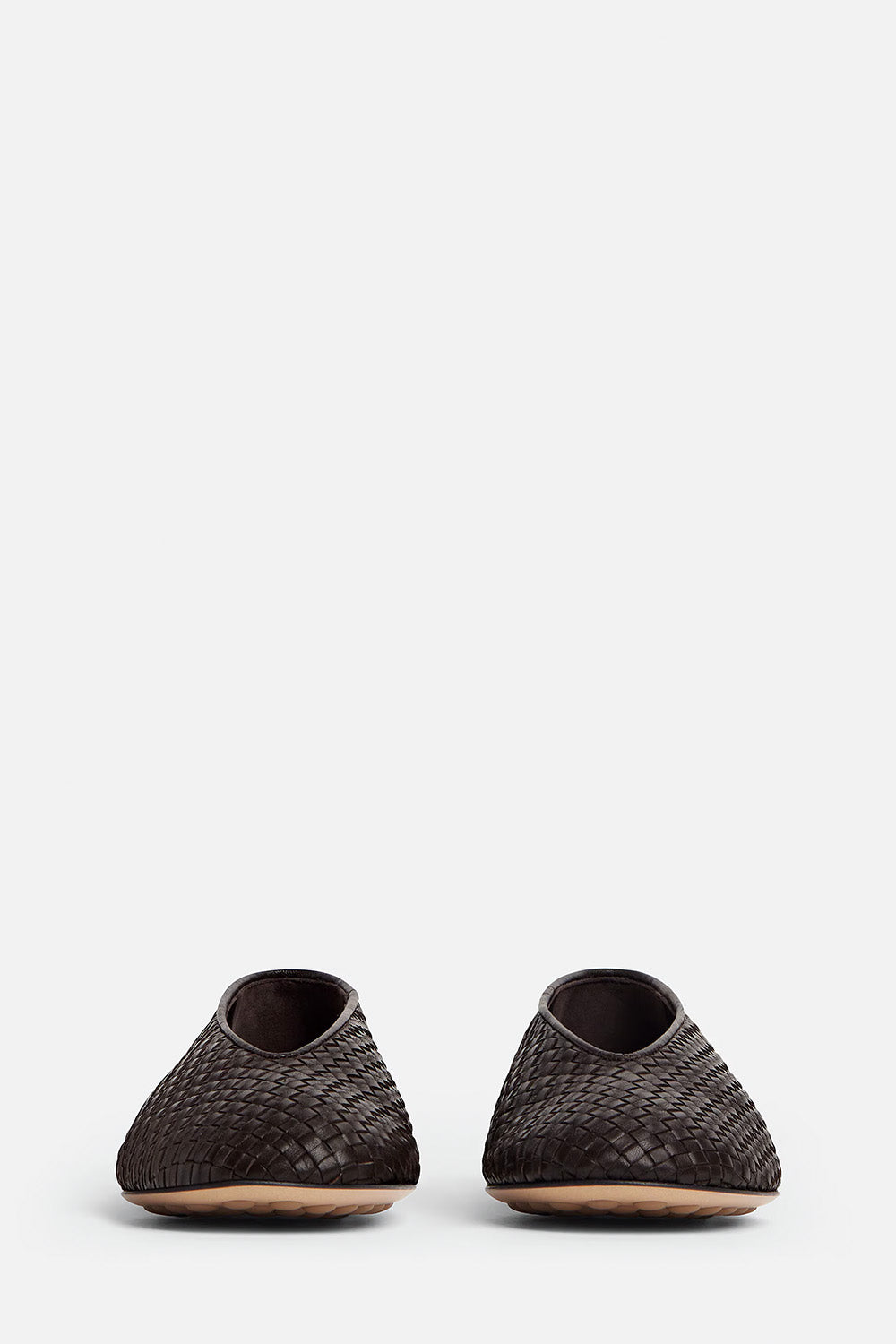 バレエシューズ Bottega Veneta Rosa Woven Leather Ballerinas Rosa woven leather ballerinas BOTTEGA VENETA - Nugnes1920