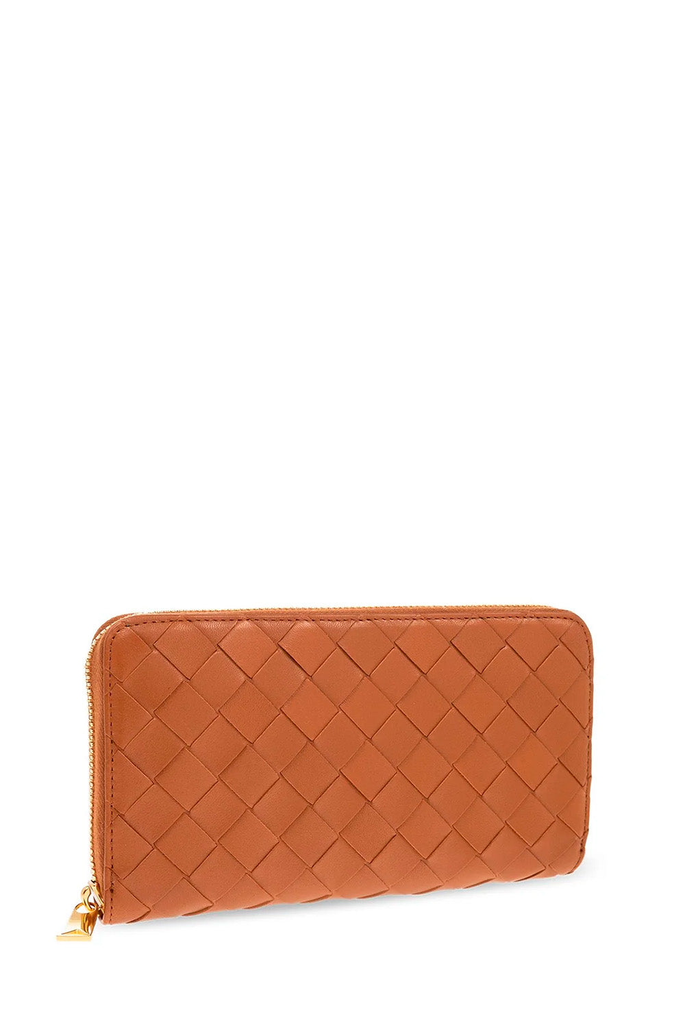 Intrecciato Zip Around Wallet