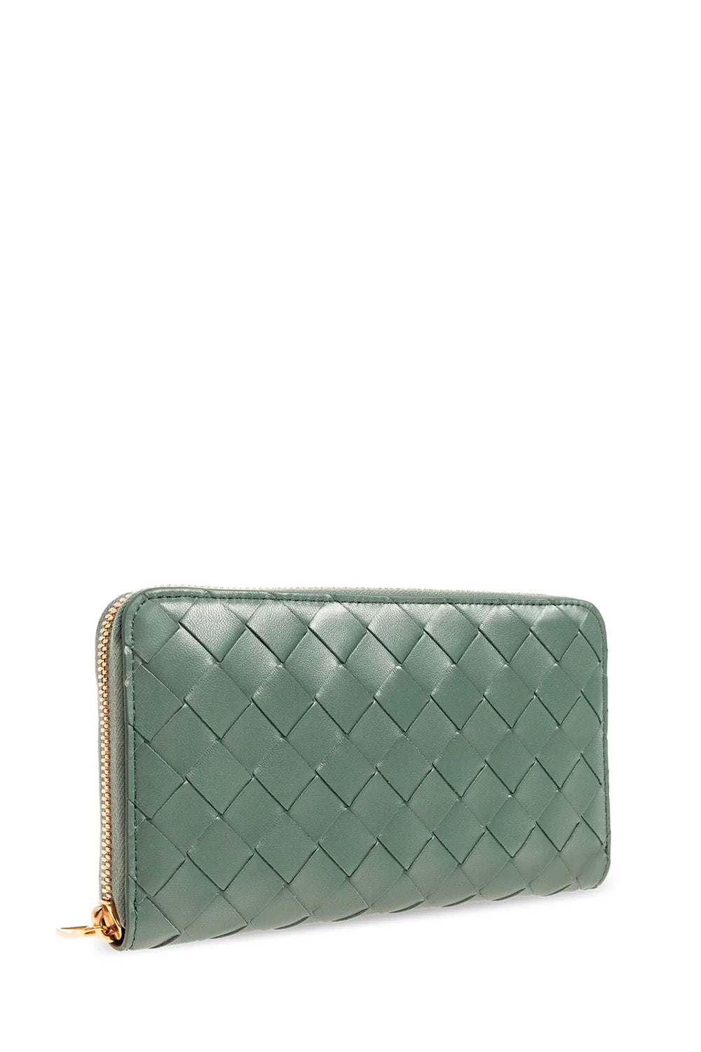Intrecciato Zip Around Wallet