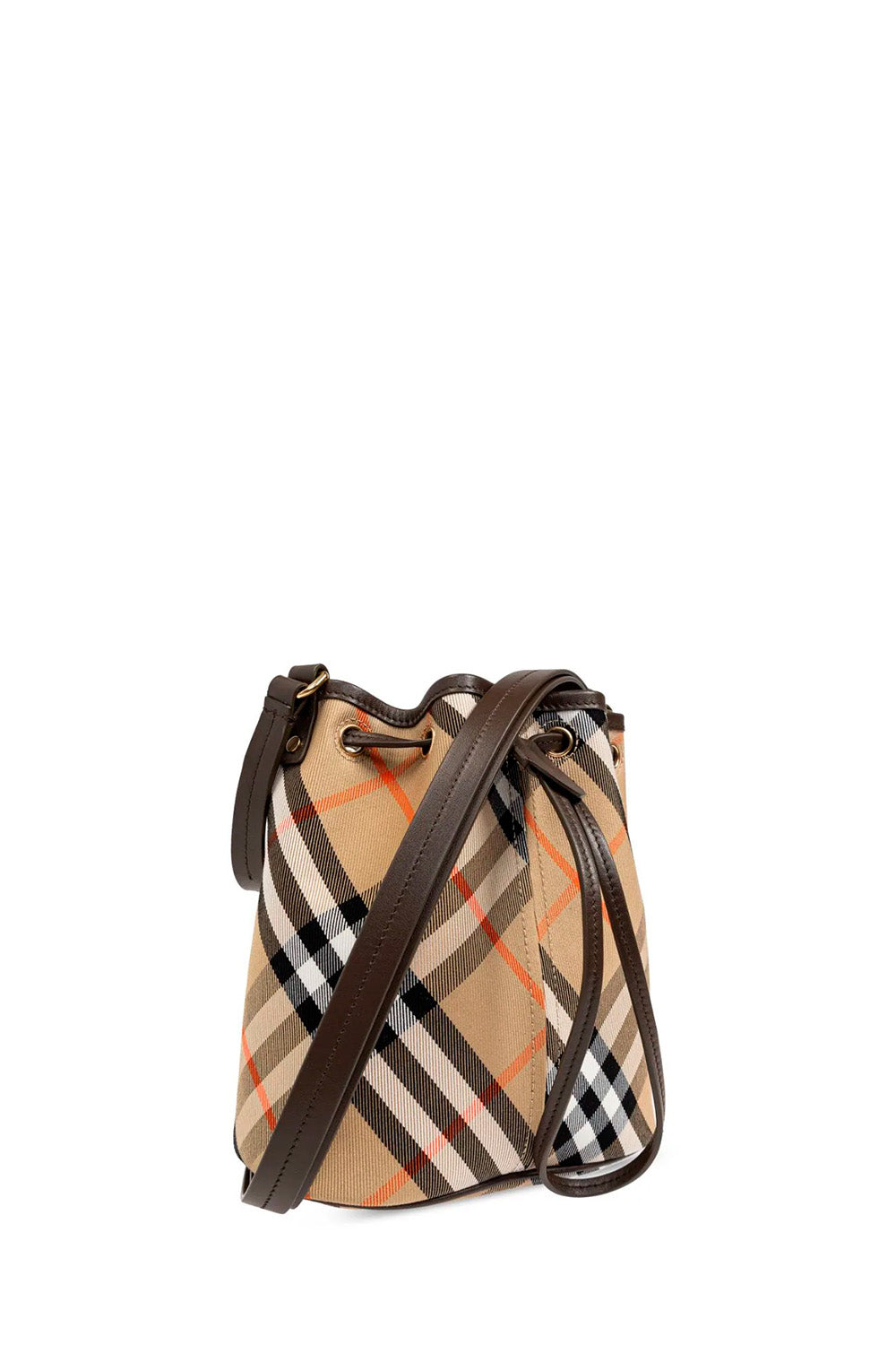 Mini Check Bucket Bag