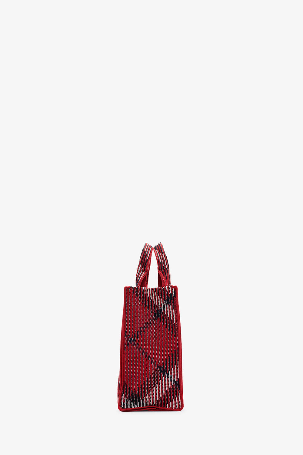 Mini Check Knitted Tote