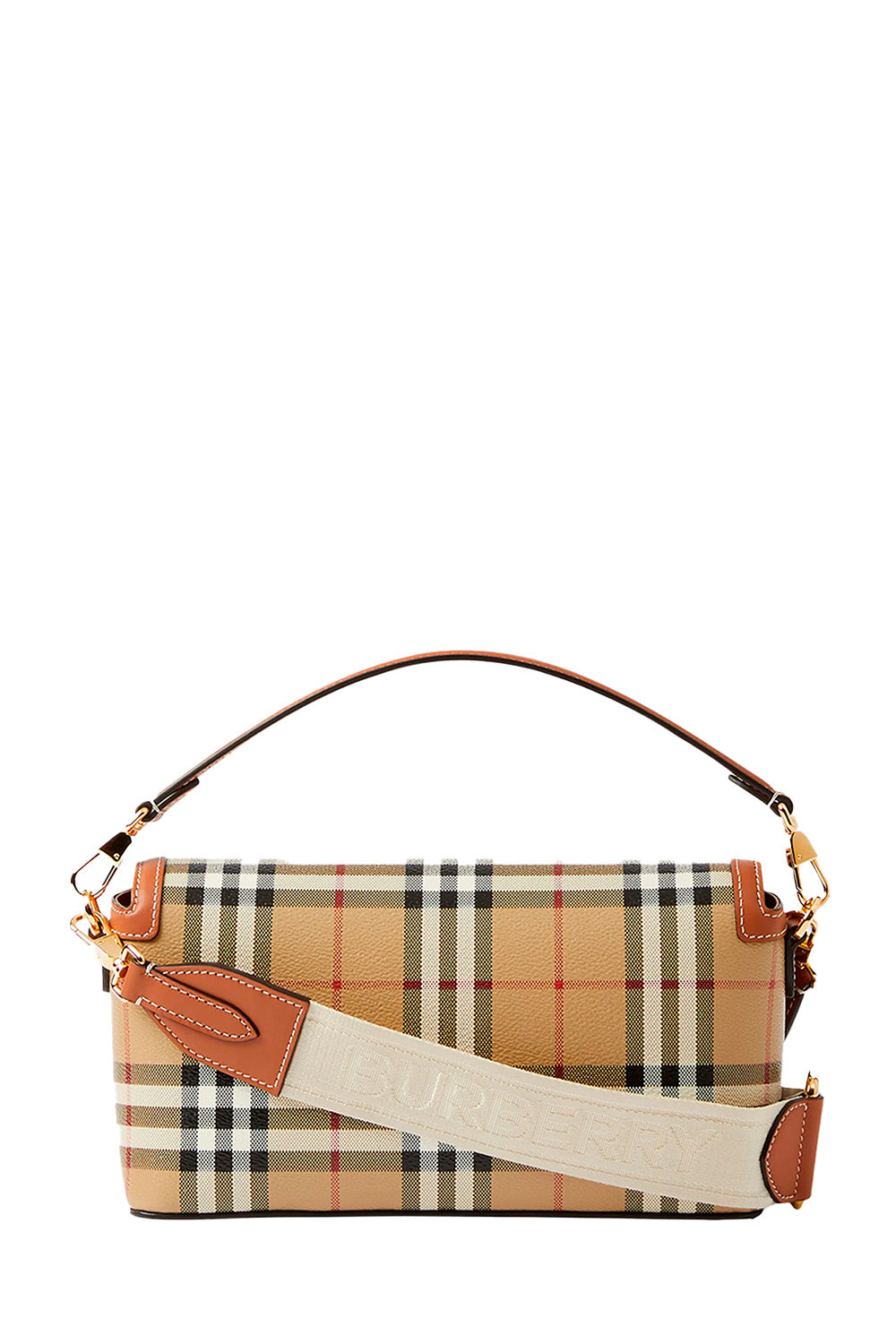 Note Small Check Top-Handle Bag