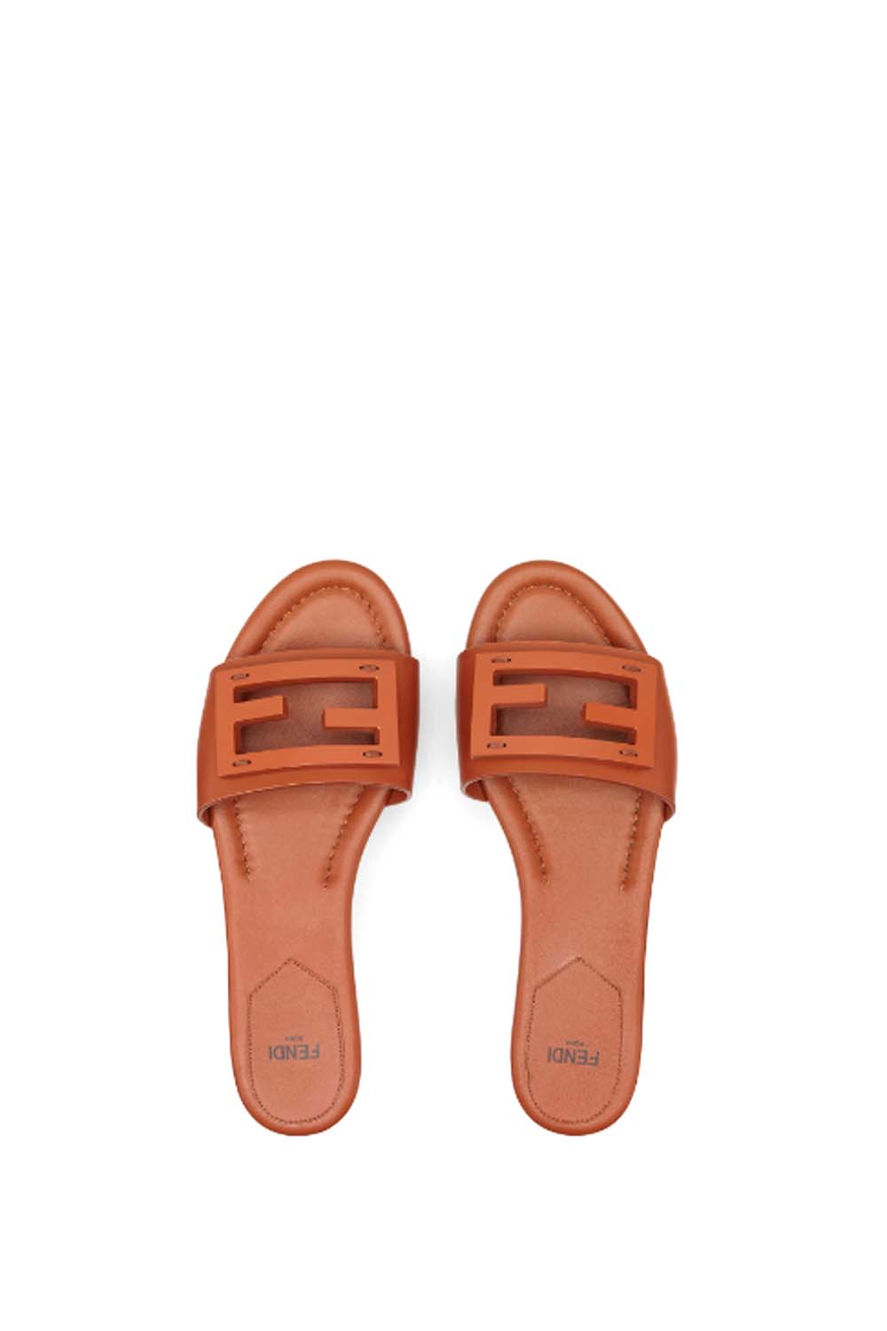 Baguette Leather Slides