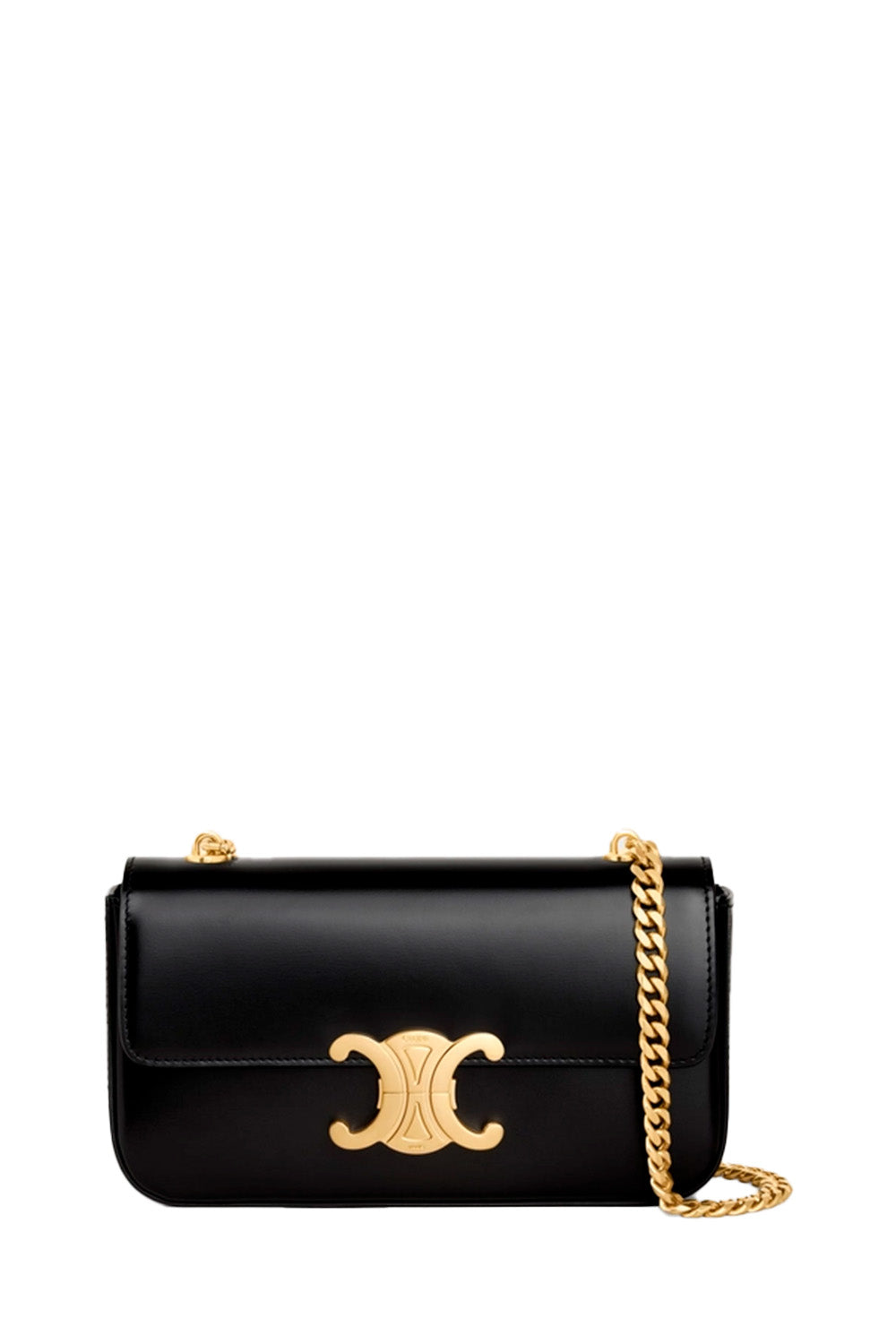 Chain Shoulder Bag Claude In Shiny Calfskin