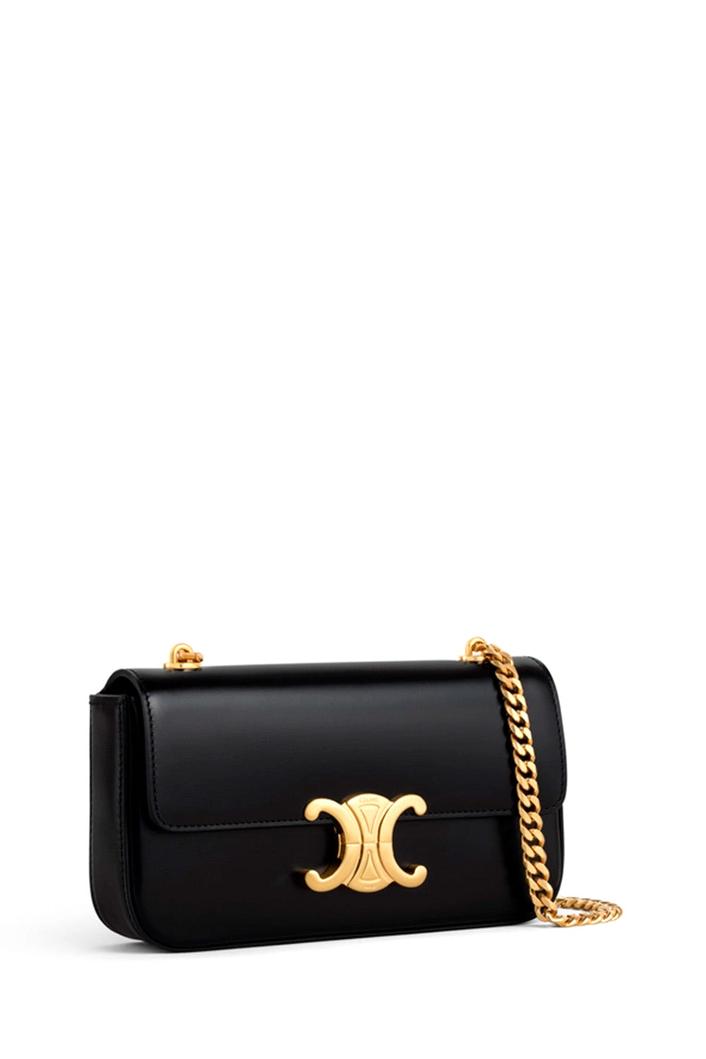 Chain Shoulder Bag Claude In Shiny Calfskin