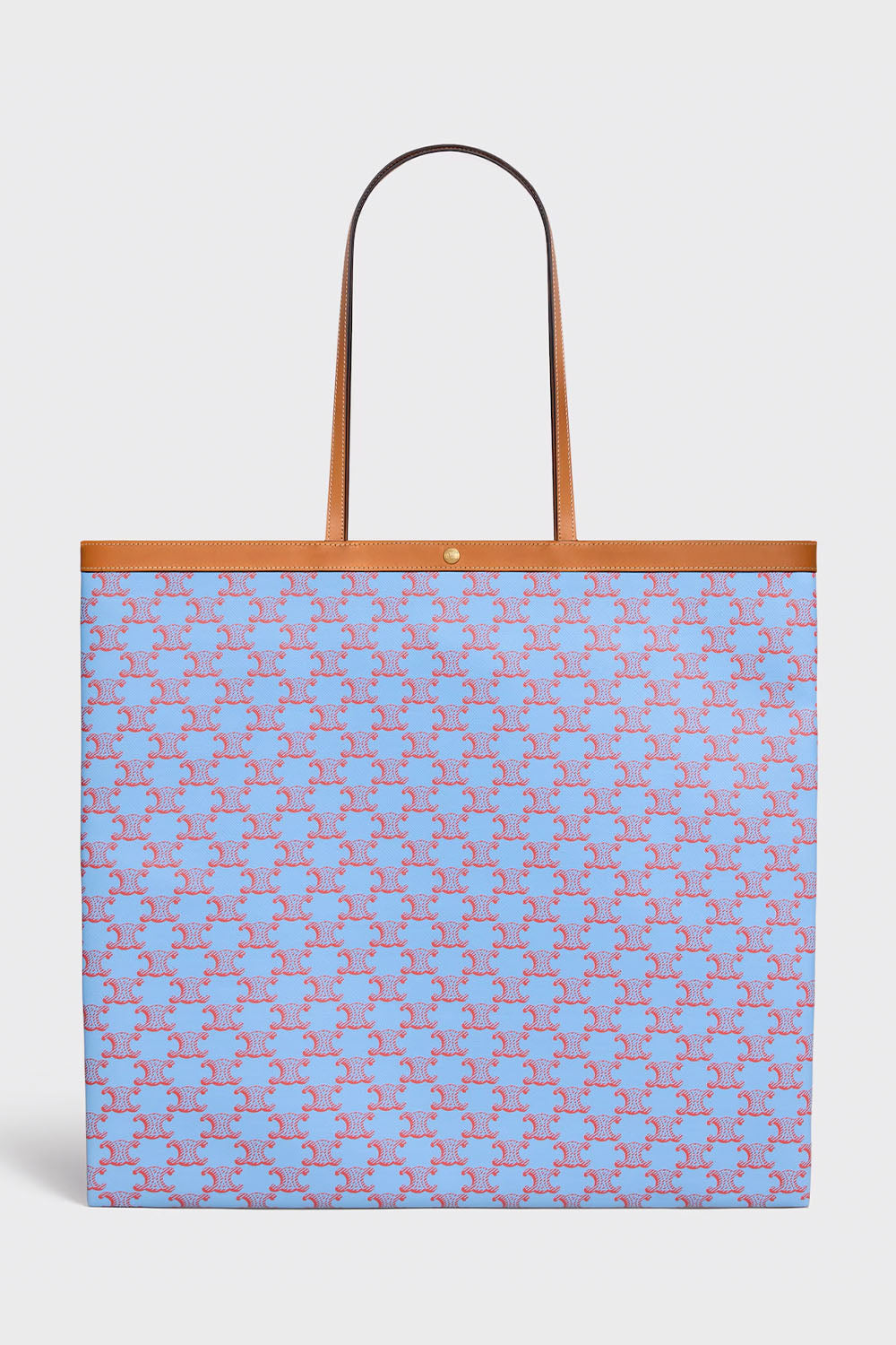 Large Flat Shopper In Triomphe Canvas
