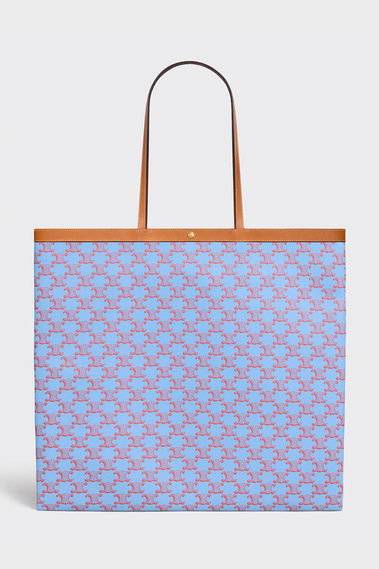 Large Flat Shopper In Triomphe Canvas