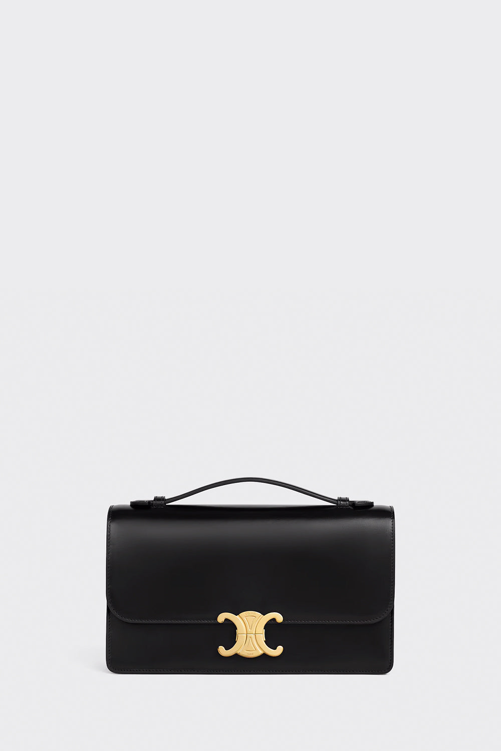 Medium Triomphe Folio In Shiny Calfskin