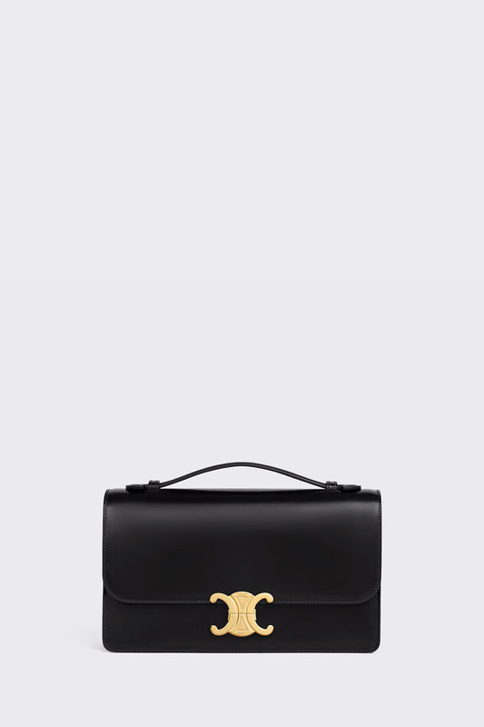 Medium Triomphe Folio In Shiny Calfskin