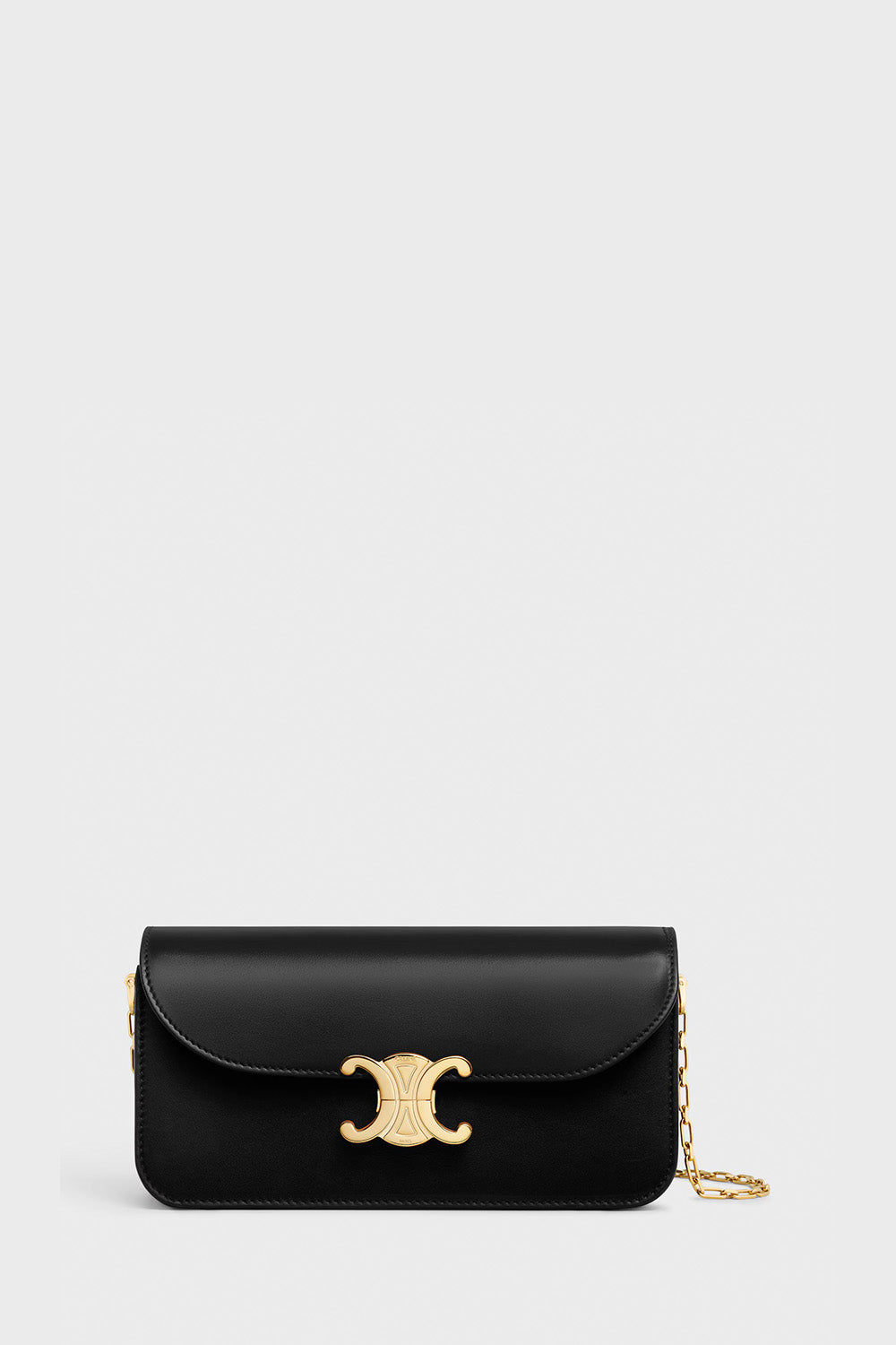 Small Chain Triomphe In Shiny Calfskin