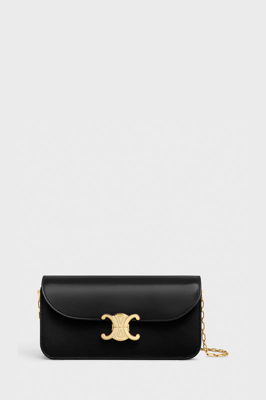 Small Chain Triomphe In Shiny Calfskin