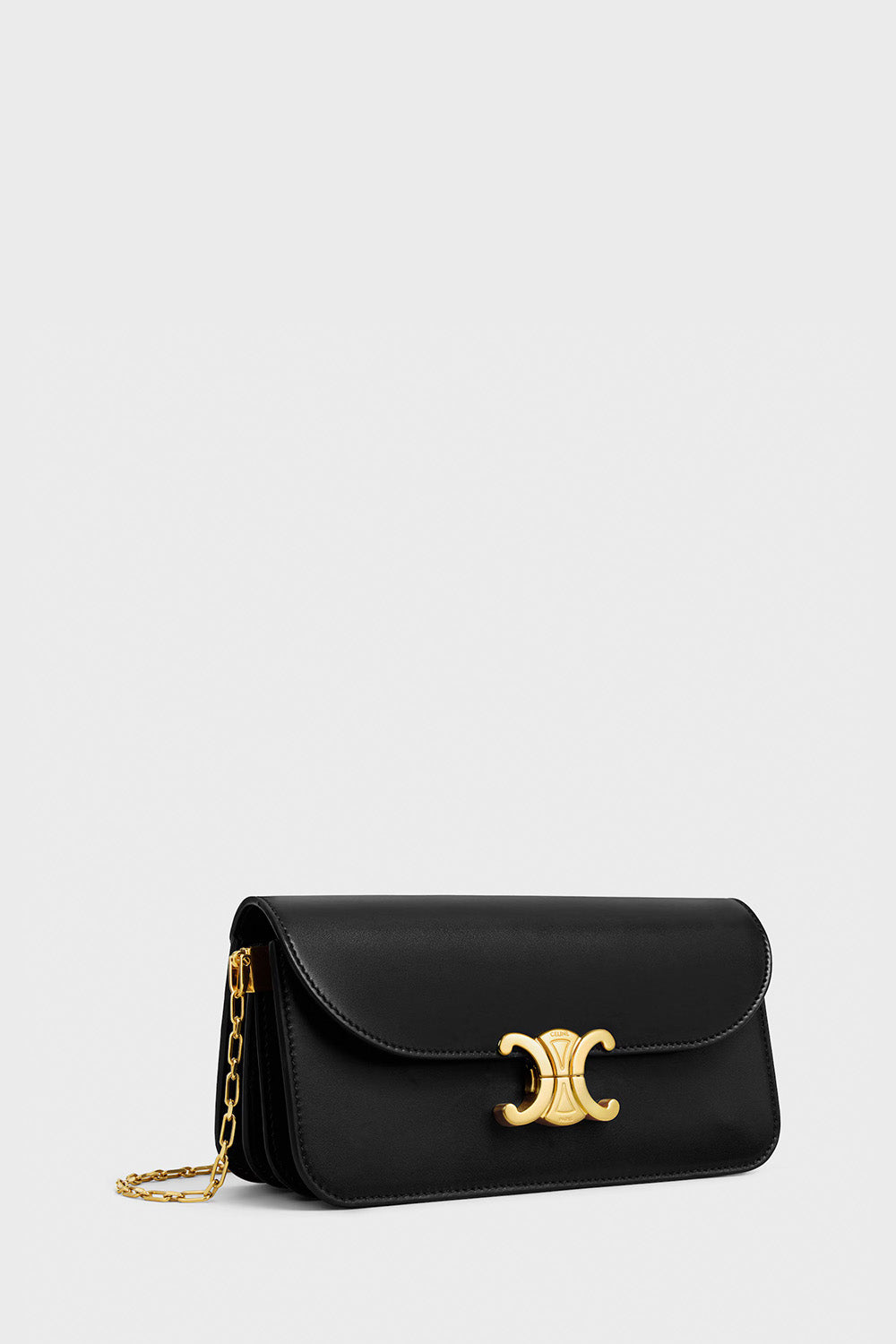 Small Chain Triomphe In Shiny Calfskin
