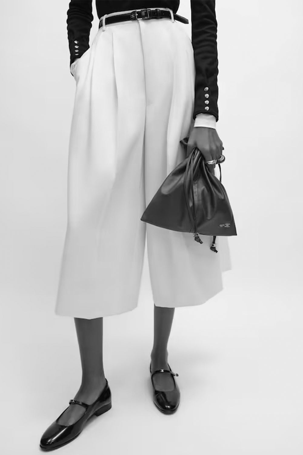 Small Crystal Pouch In Lambskin