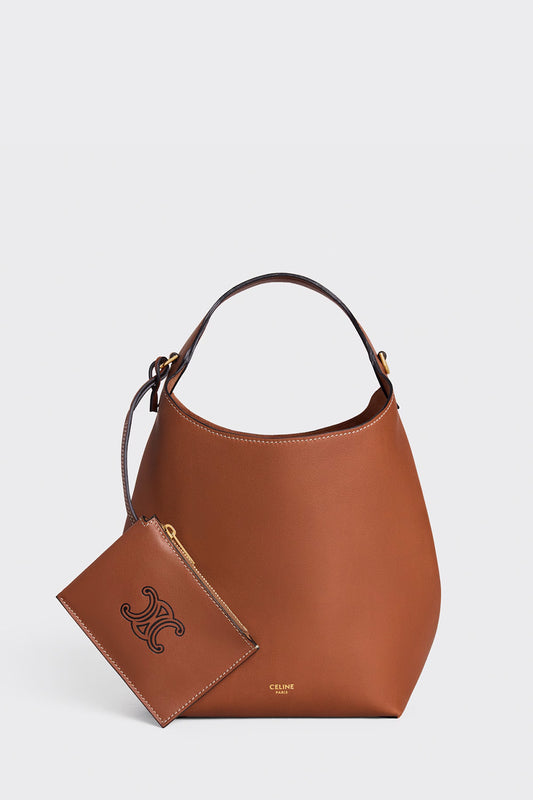 Small Hobo In Supple Smooth Calfskin