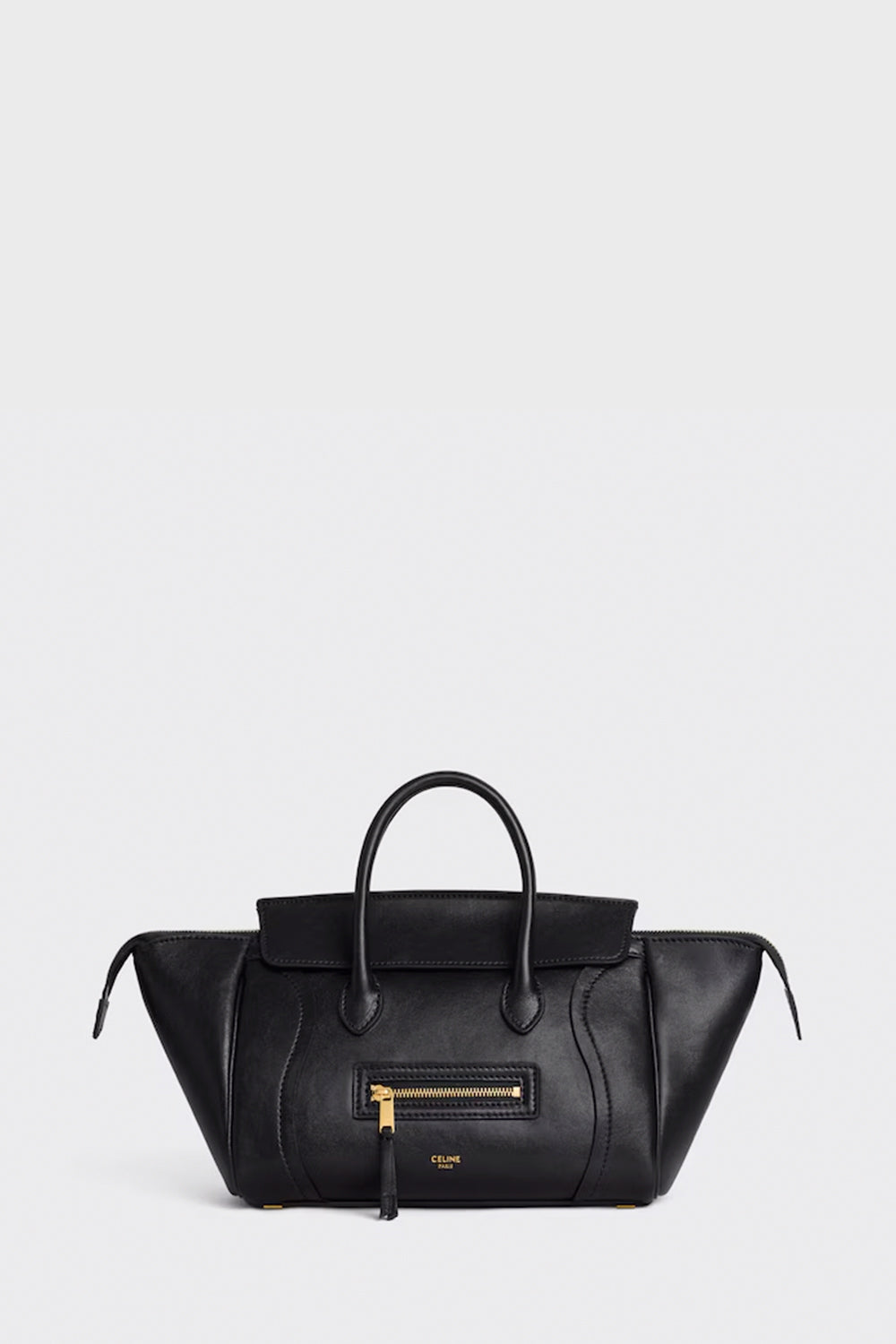 Small New Luggage In Supple Shiny Lambskin