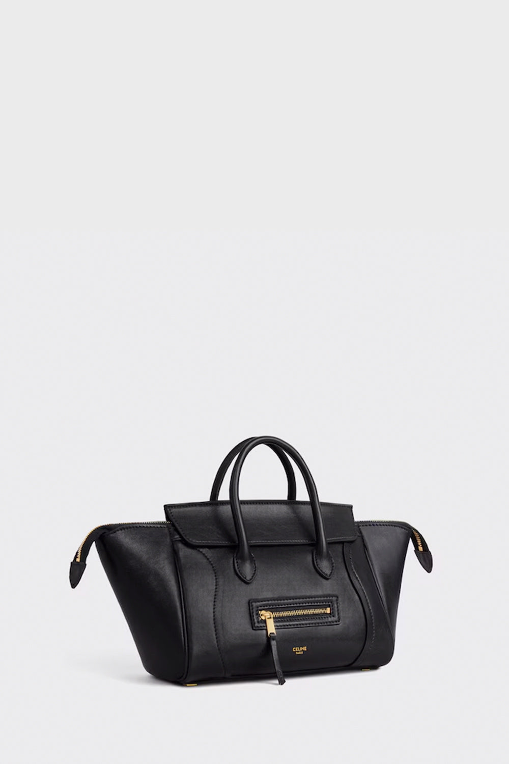 Small New Luggage In Supple Shiny Lambskin
