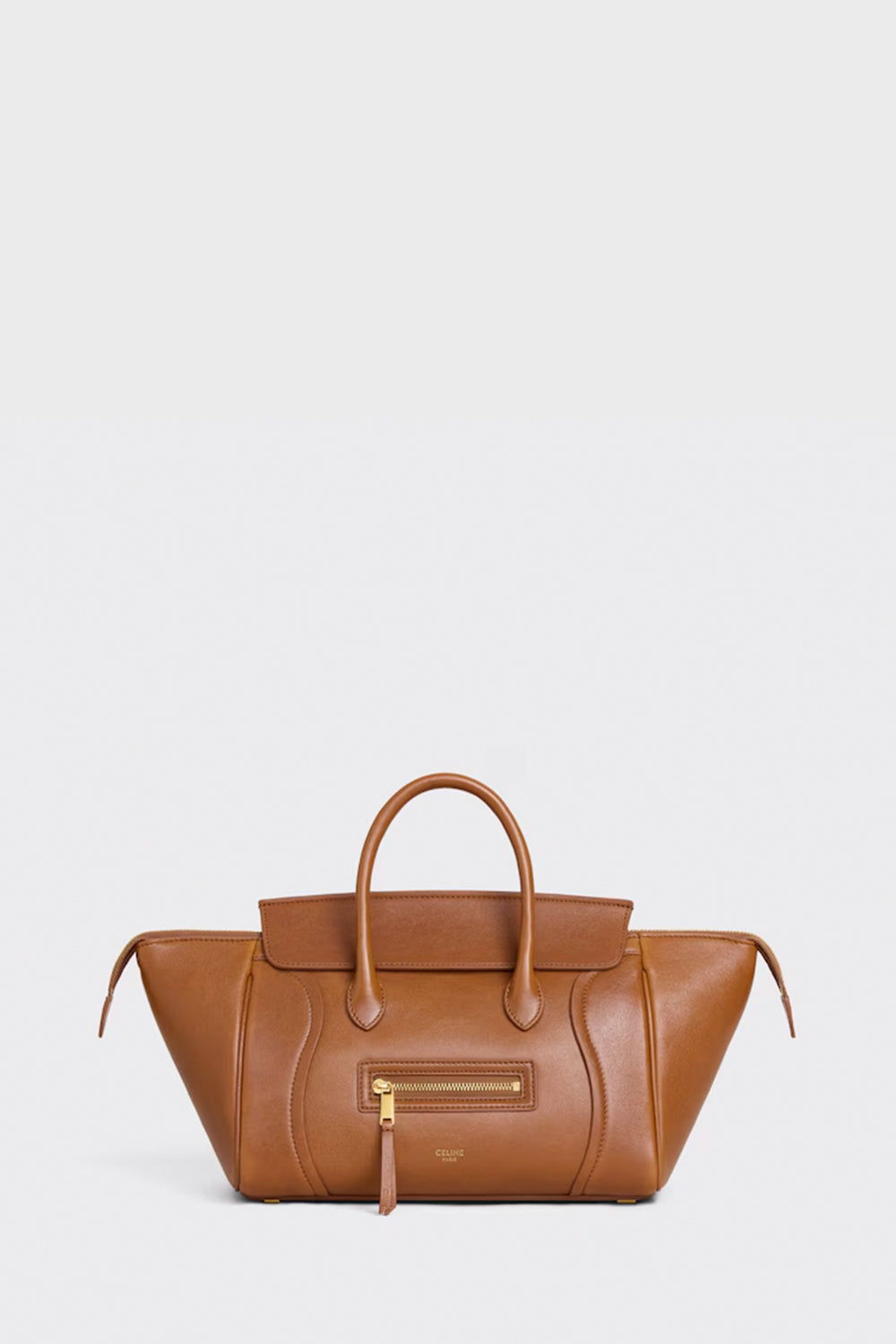 Small New Luggage In Supple Shiny Lambskin