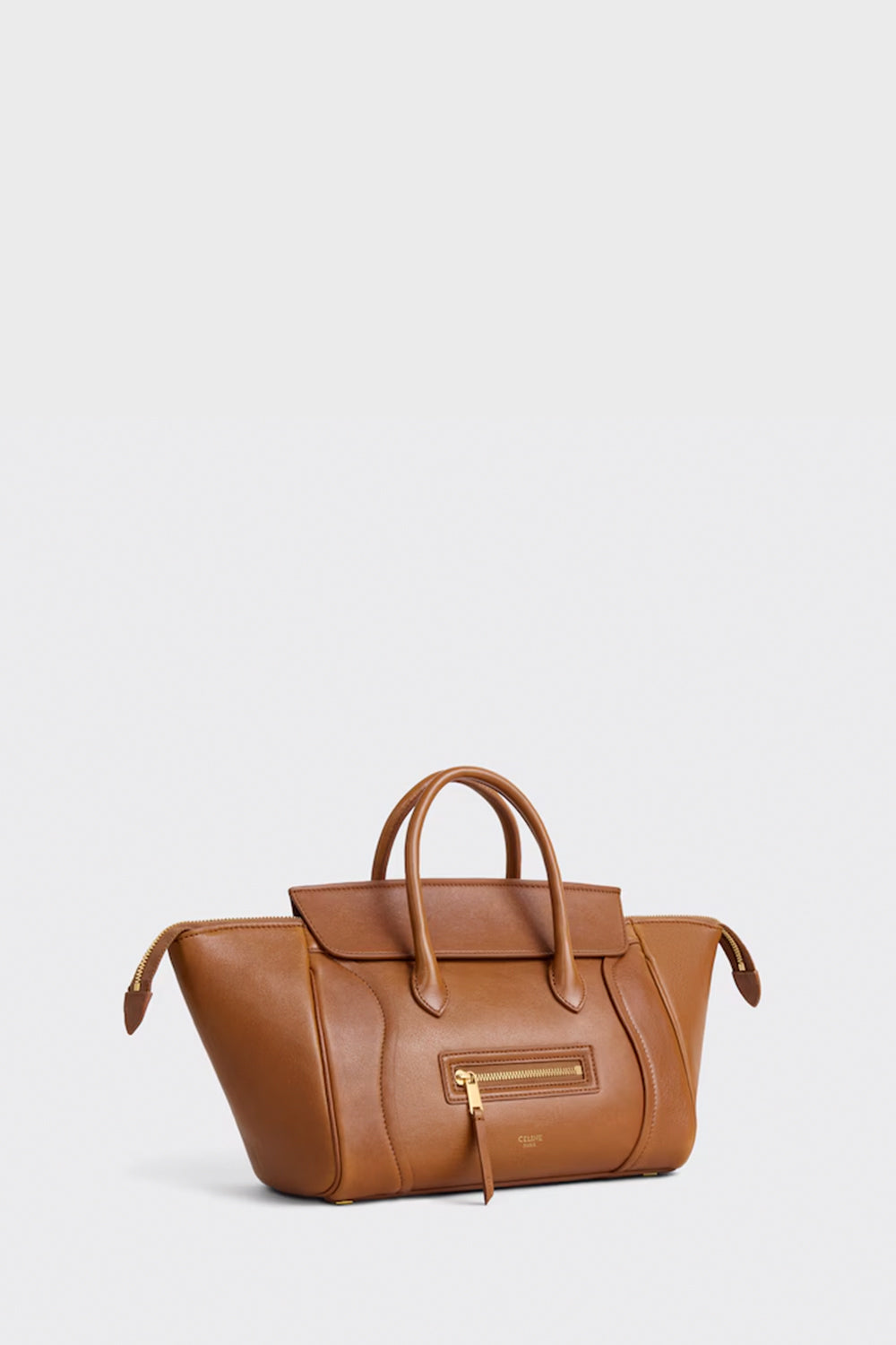 Small New Luggage In Supple Shiny Lambskin