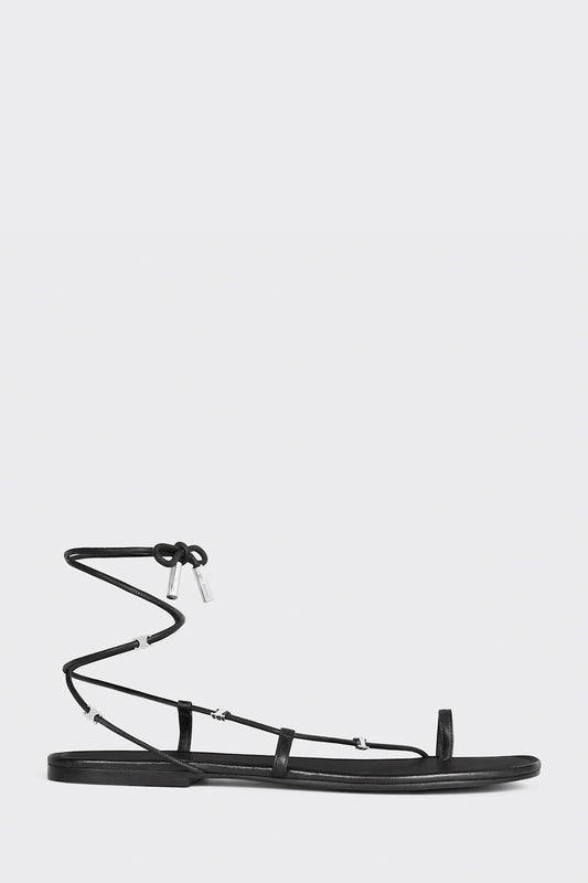Spiral Sandal In Lambskin
