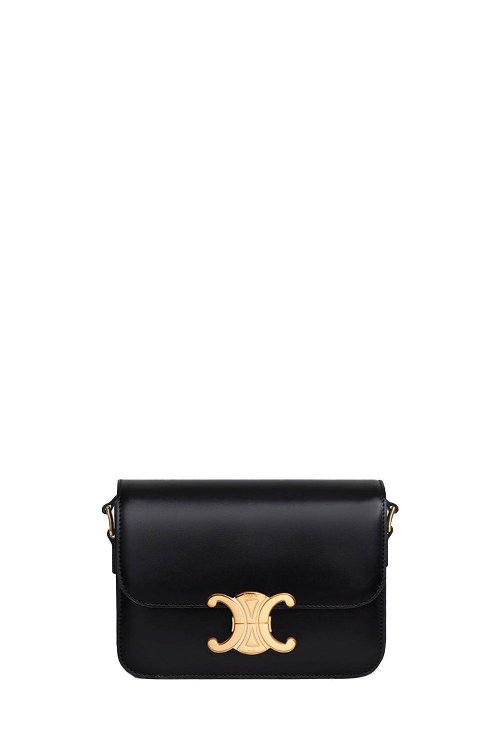 Teen Triomphe Bag In Shiny Calfskin