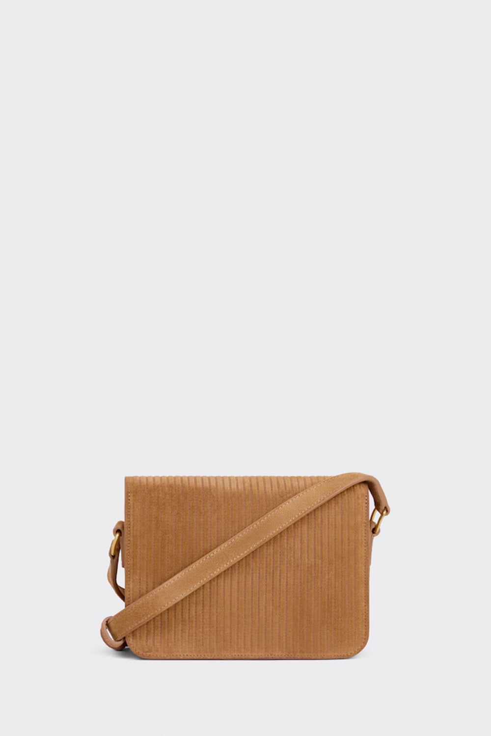 【CELINE】TEEN TRIOMPHE BAG IN STRIPED SUEDE CALFSKIN CELINE_TEENTRIOMPHEBAGINSTRIPE
