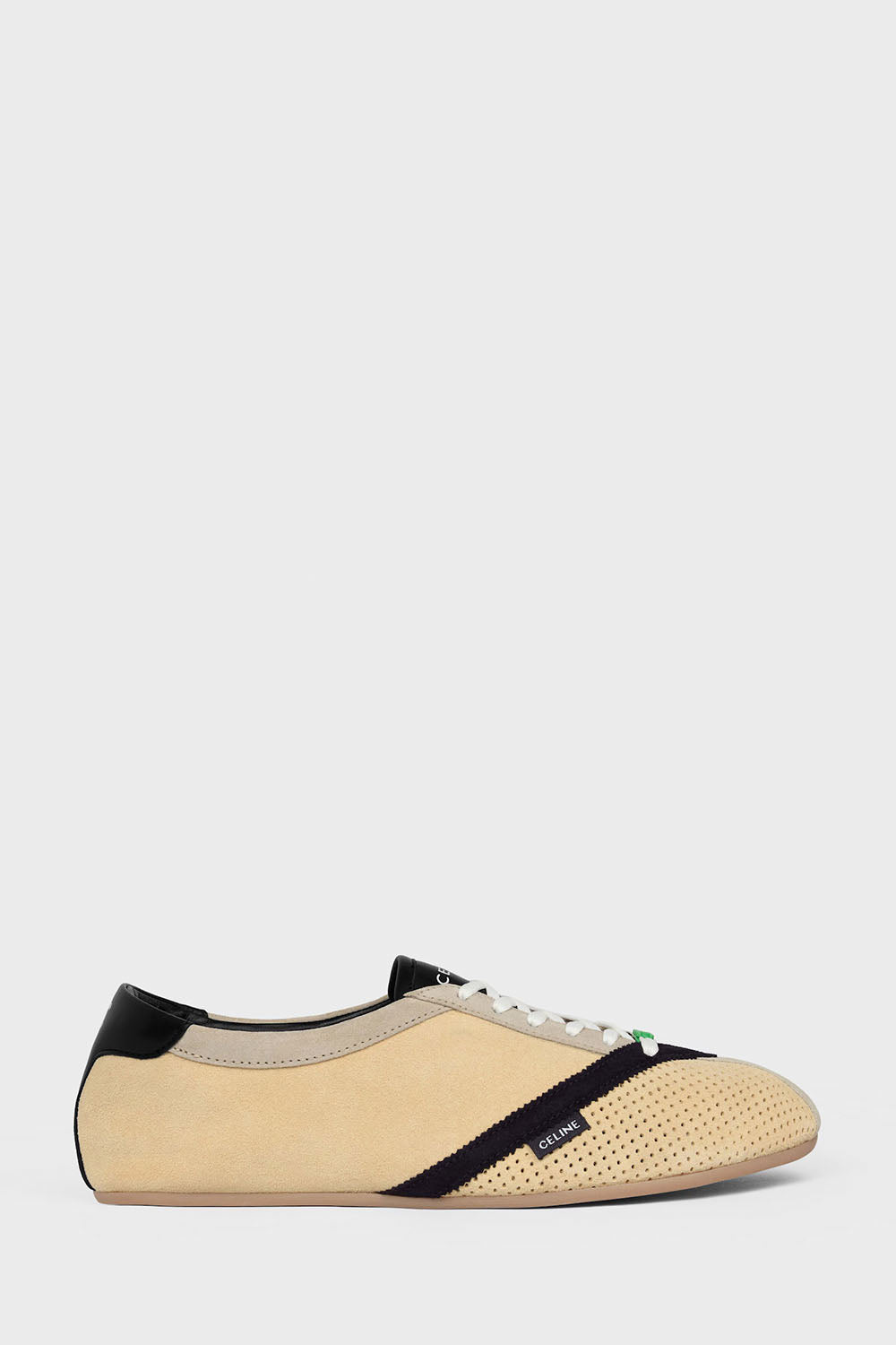 The Flat Sneaker In Suede Calfskin And Lambskin