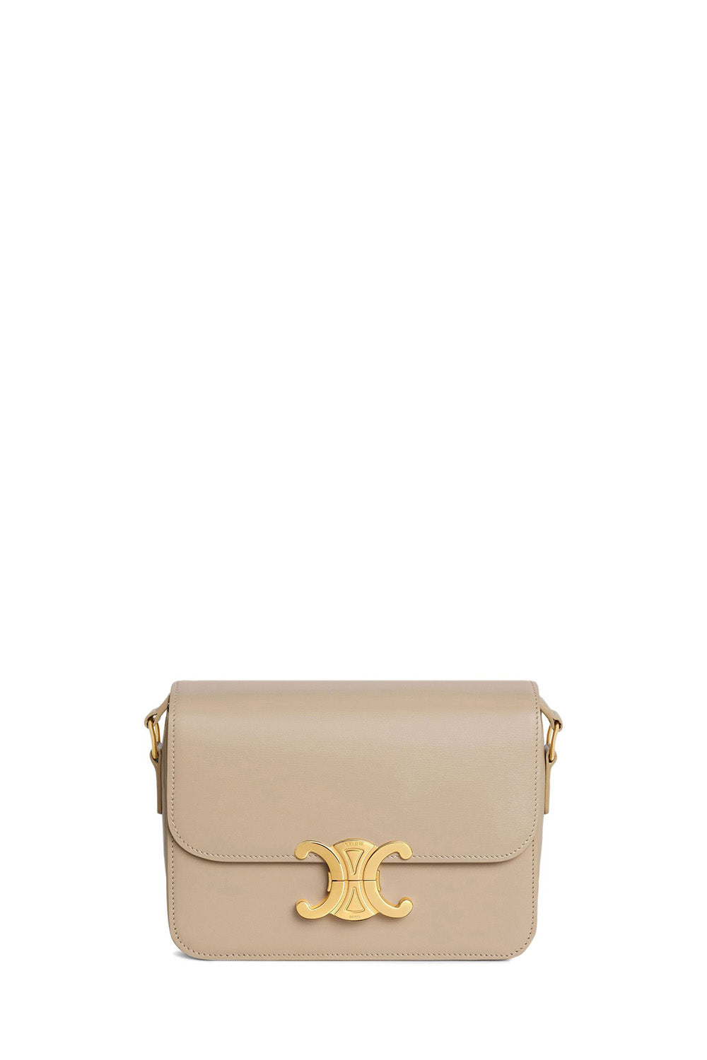 Teen Triomphe Bag In Shiny Calfskin