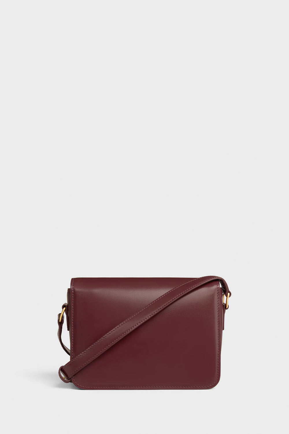 Teen Triomphe Bag In Shiny Calfskin With Enamel Closure