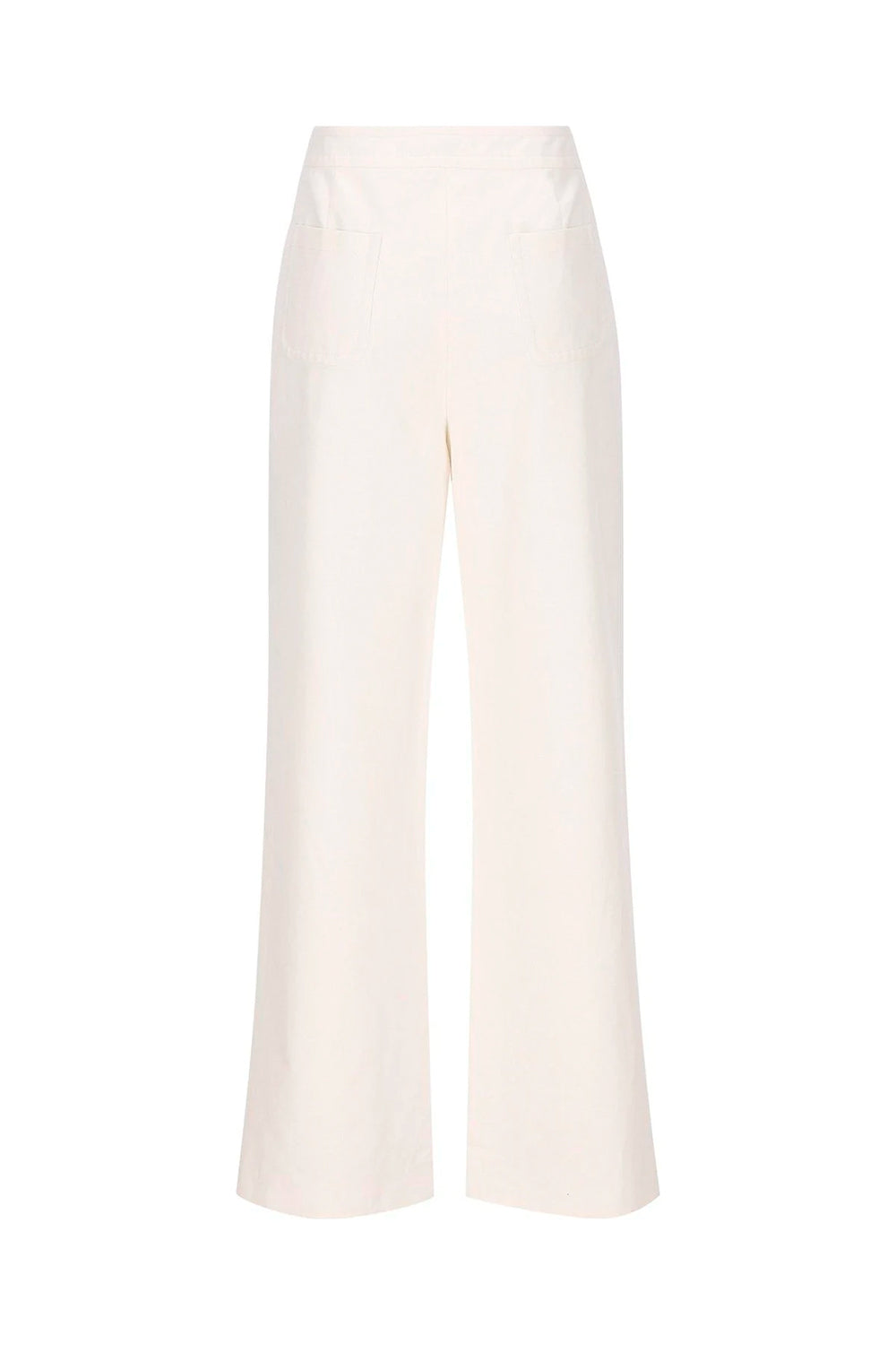 Triomphe Buttoned Straight-leg Trousers