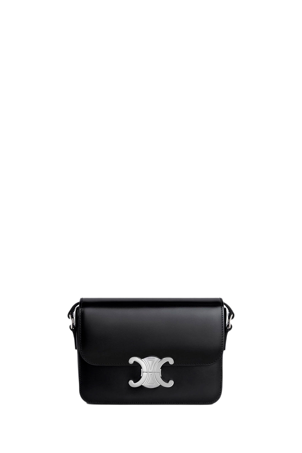 Teen Triomphe Bag In Shiny Calfskin