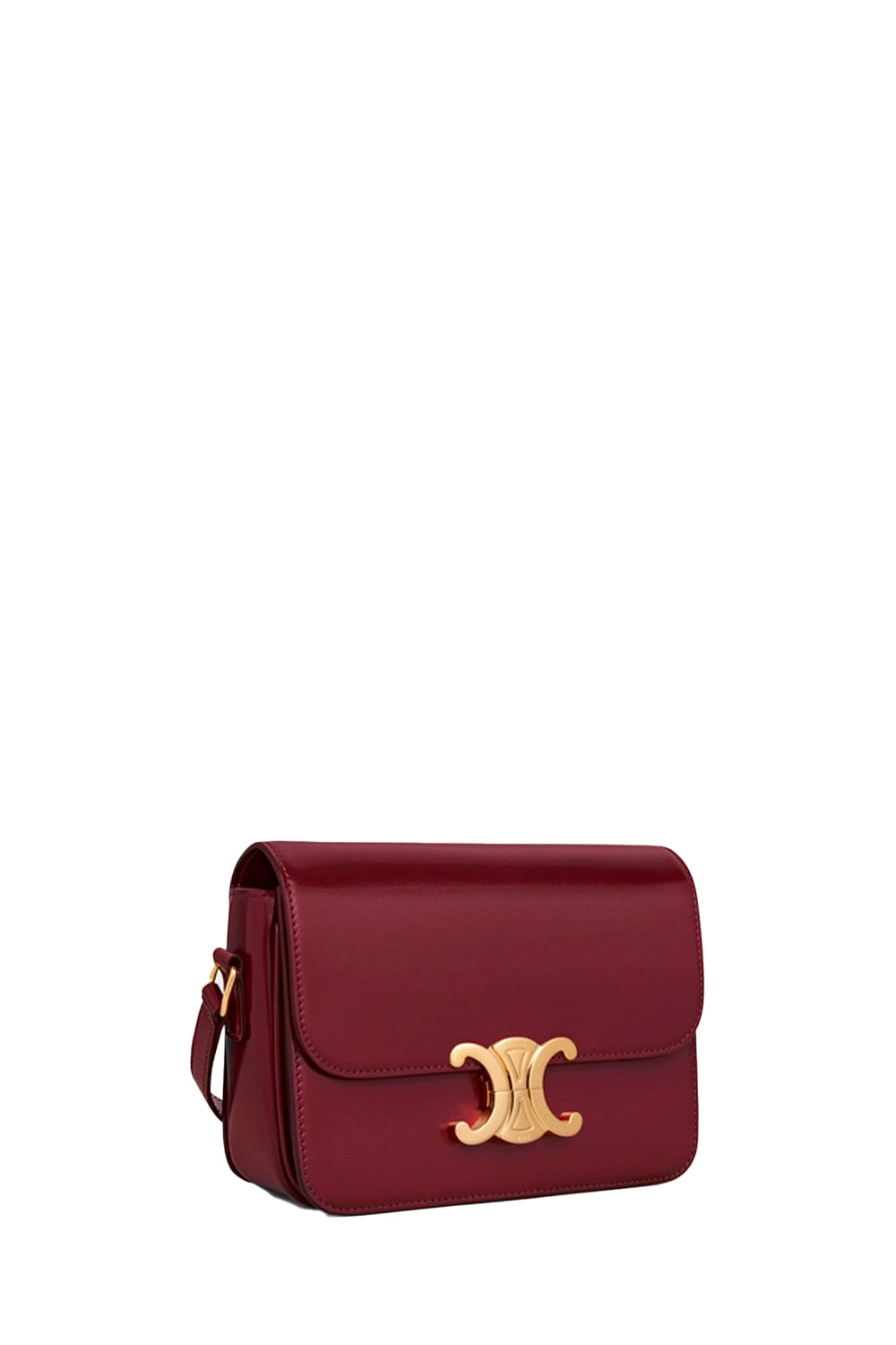 Teen Triomphe Bag In Shiny Calfskin