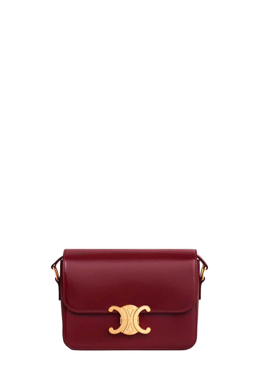 Teen Triomphe Bag In Shiny Calfskin