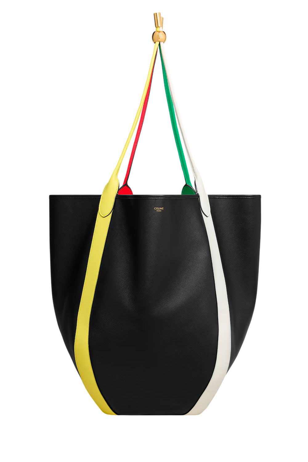 Large Drop Bucket Bag In Supple Smooth Calfskin
