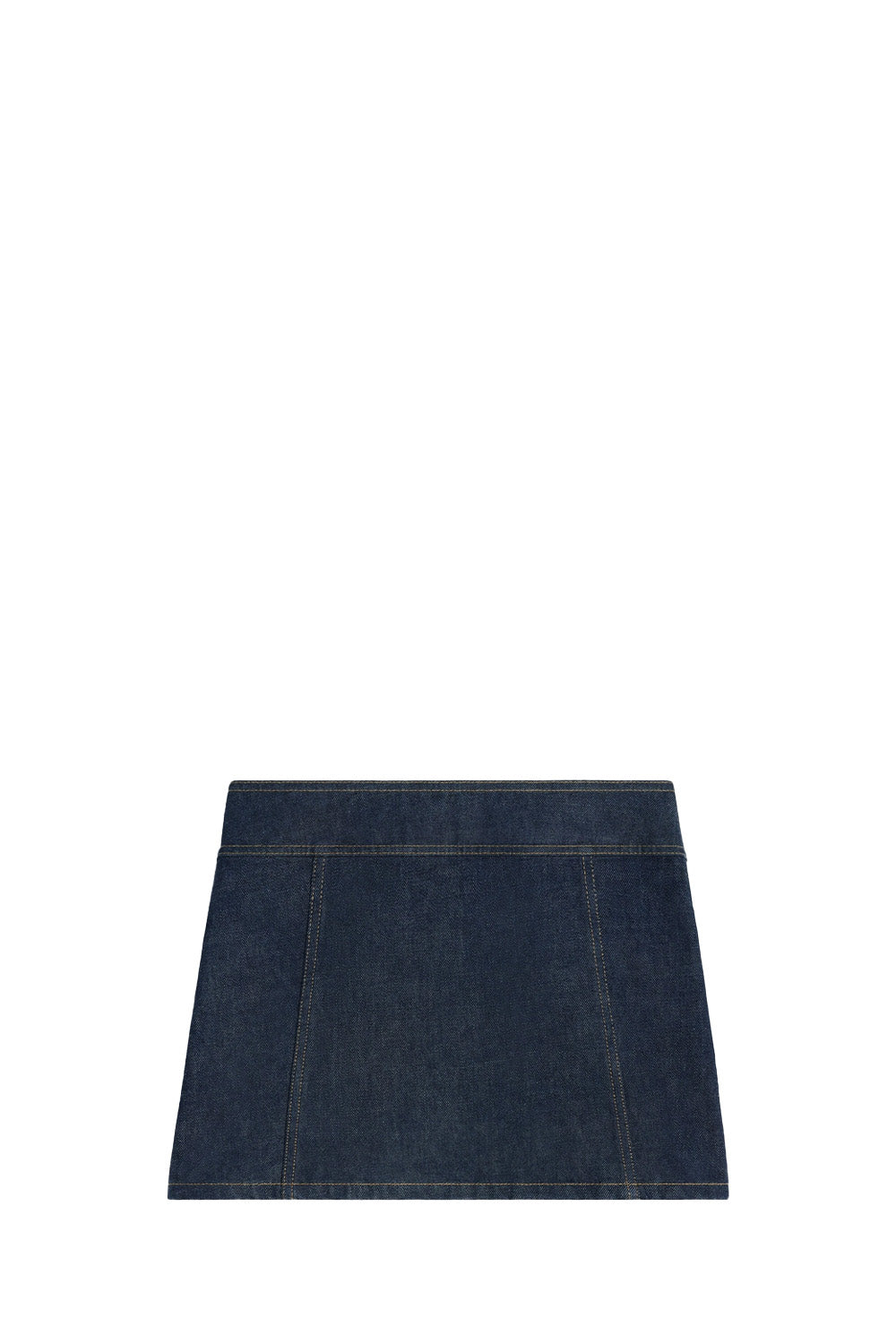 CELINE - Trapeze Mini Skirt In Rinsed Wash Denim – The Sale
