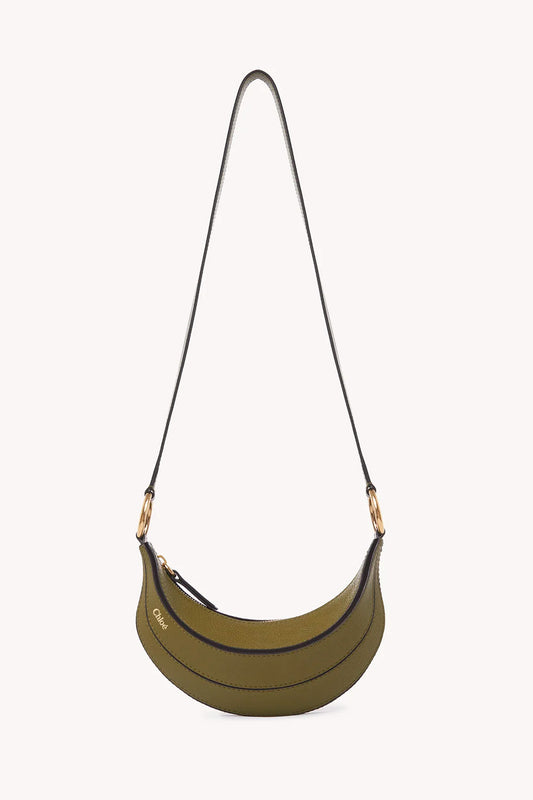 Banana Cross-Body Bag In Grained Leather