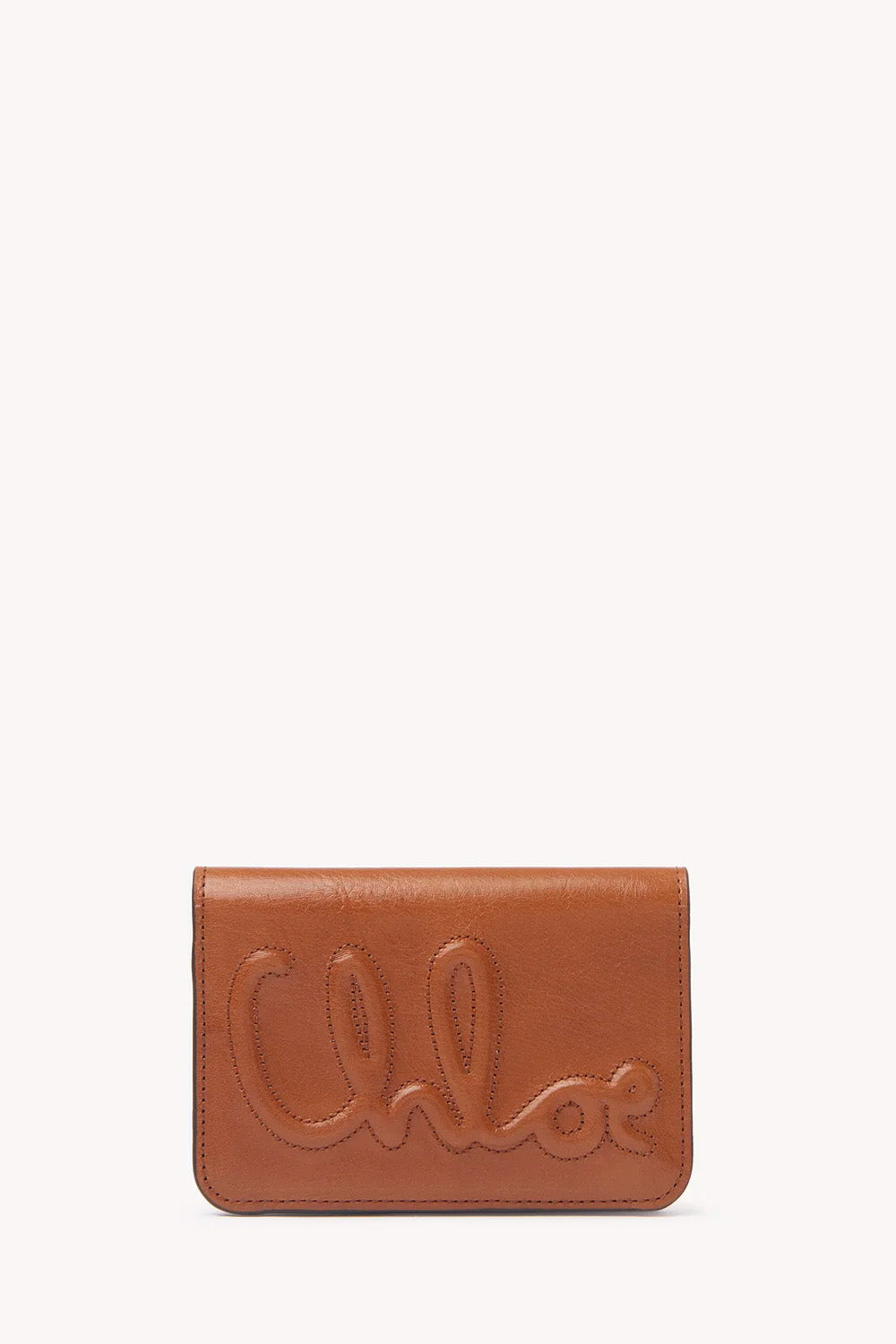 C Chloé Bifold Wallet In Shiny Leather