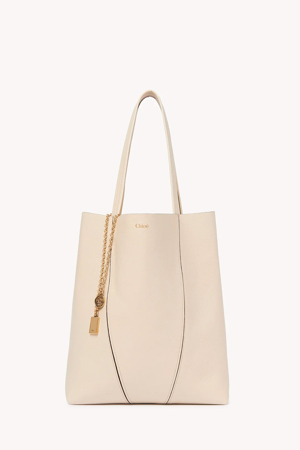 Chloé Spin Tote Bag In Grained Leather