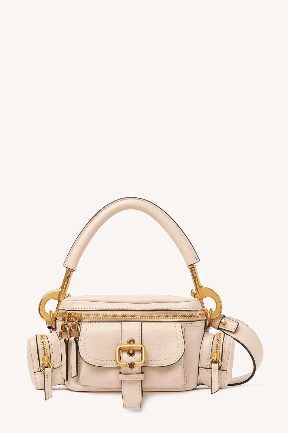 CHLOE - Camera Bag Small in Natural Shiny Calfskin – The